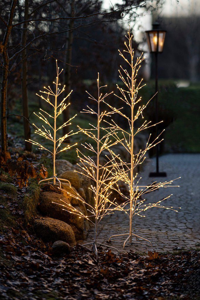Sirius Home A/S LED Baum Isaac Tree LED warmweiß Kunststoff außen, LED fest integriert, warmweiß