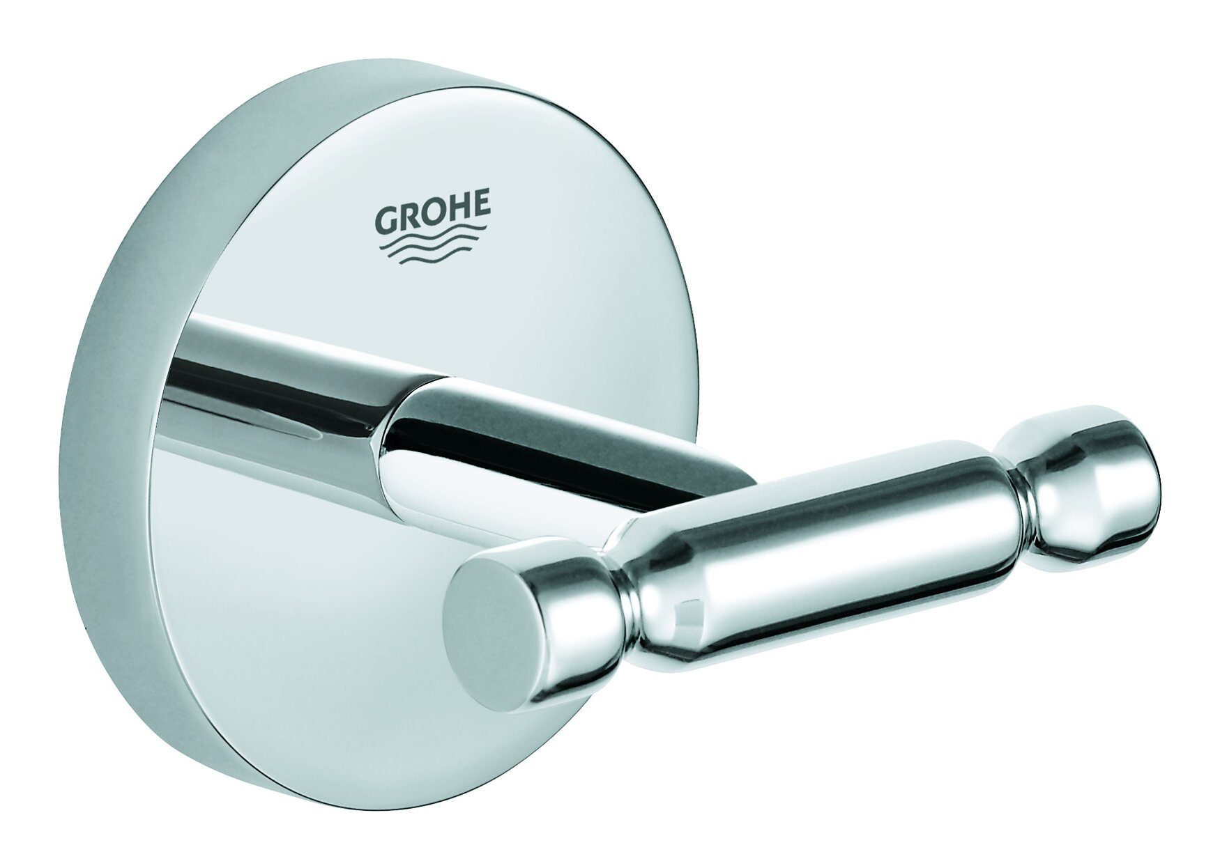 Grohe Handtuchhaken Baucosmopolitan, Bademantelhaken doppelt - Chrom