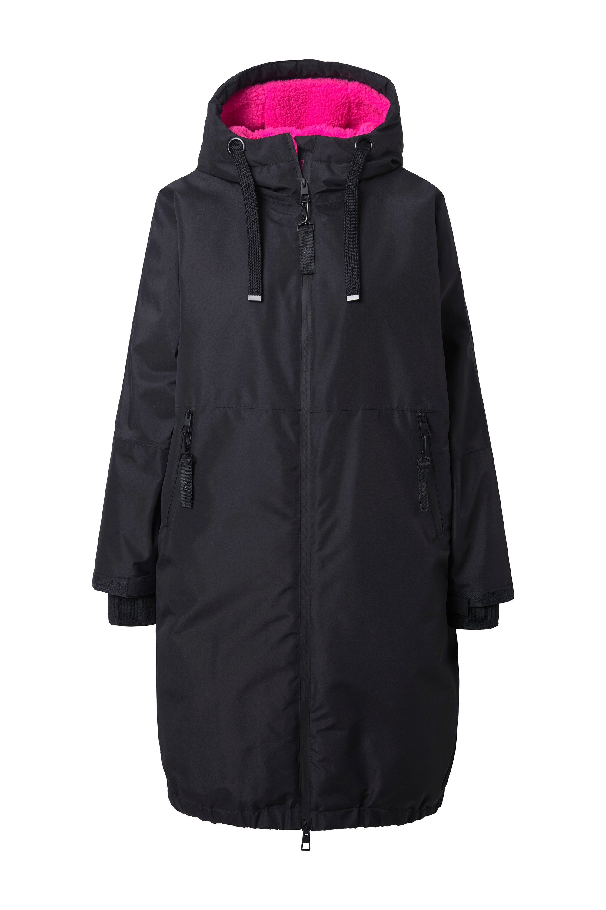 Laurasøn Wintermantel Funktionsmantel oversized Teddyfutter Kapuze günstig online kaufen