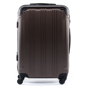 FERGÉ Kofferset 3 teilig Hartschale Québec, Trolley 3er Koffer Set, Reisekoffer 4 Rollen, Premium Rollkoffer