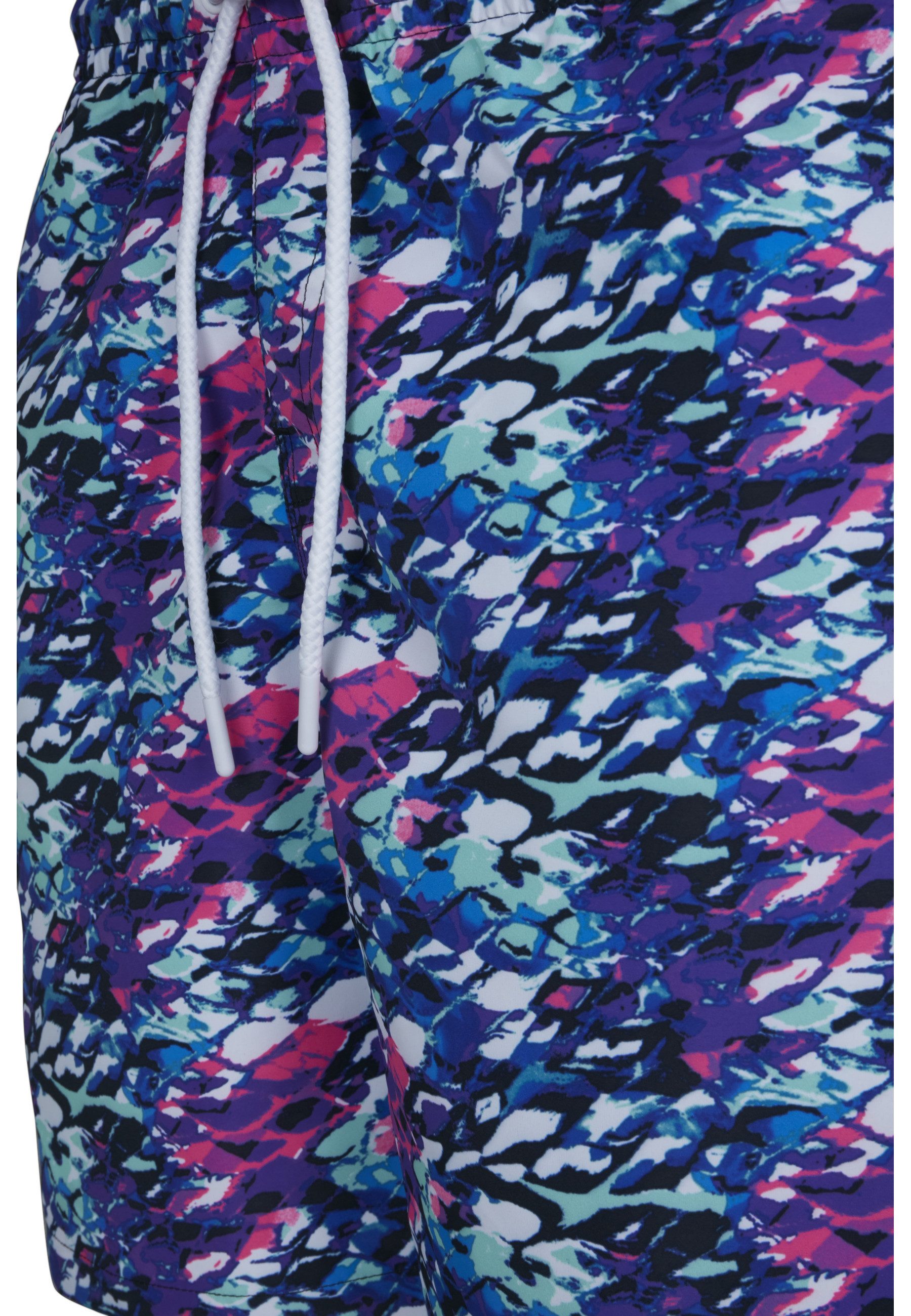 URBAN CLASSICS Badeshorts Urban Classics Herren Multicolor Swim Shorts