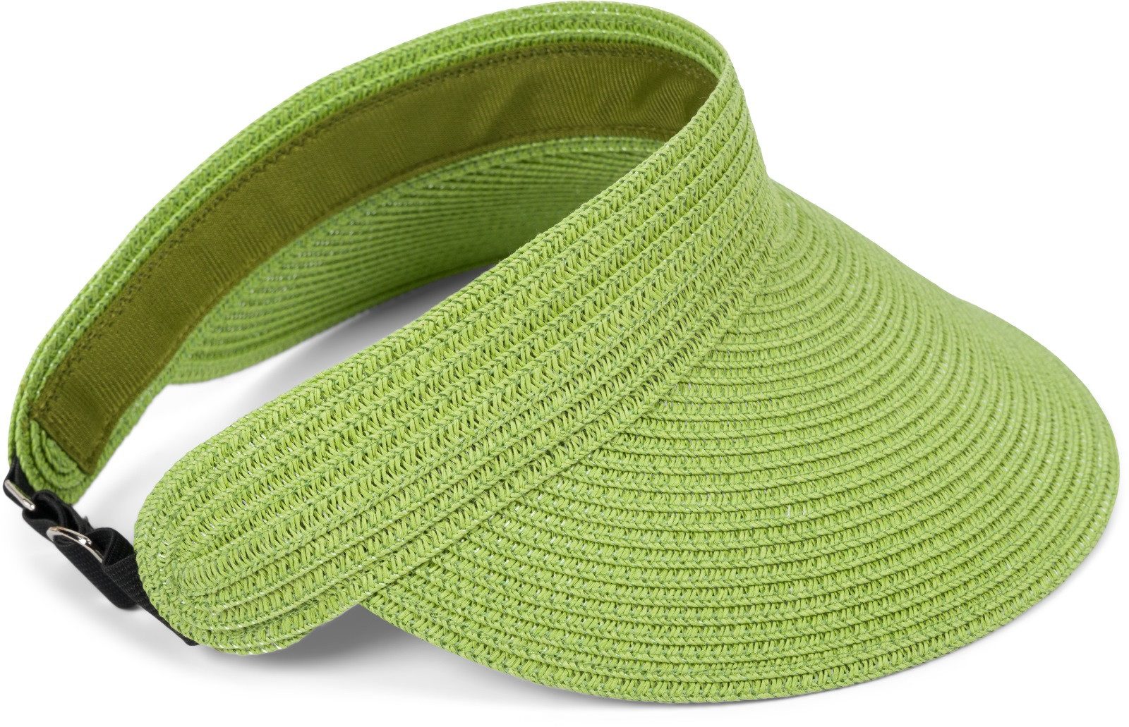 styleBREAKER Visor Papierstroh Visor Cap Einfarbig (1-St)