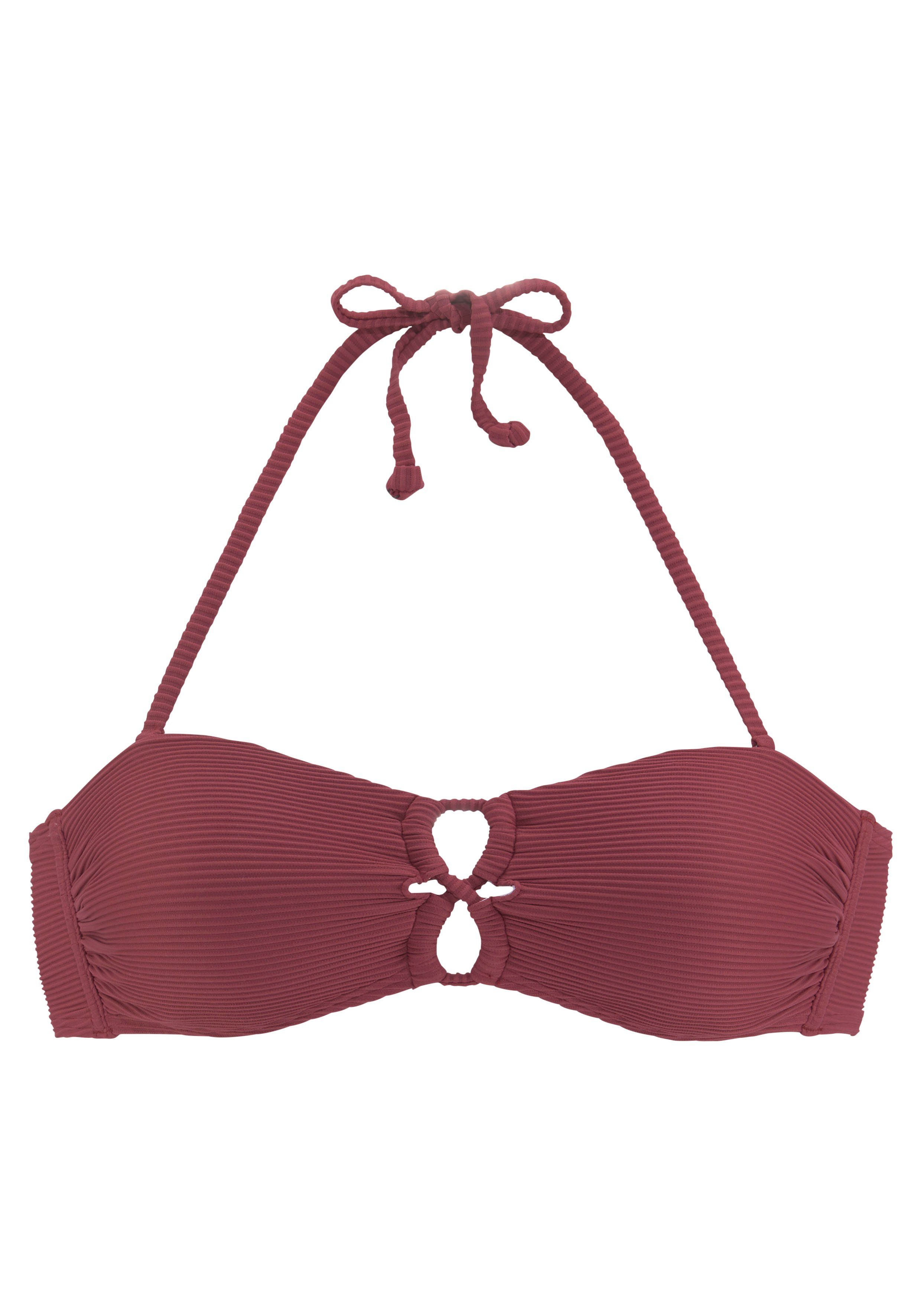 Sunseeker Bandeau-Bikini-Top Fancy, mit modischer Zierschnürung günstig online kaufen