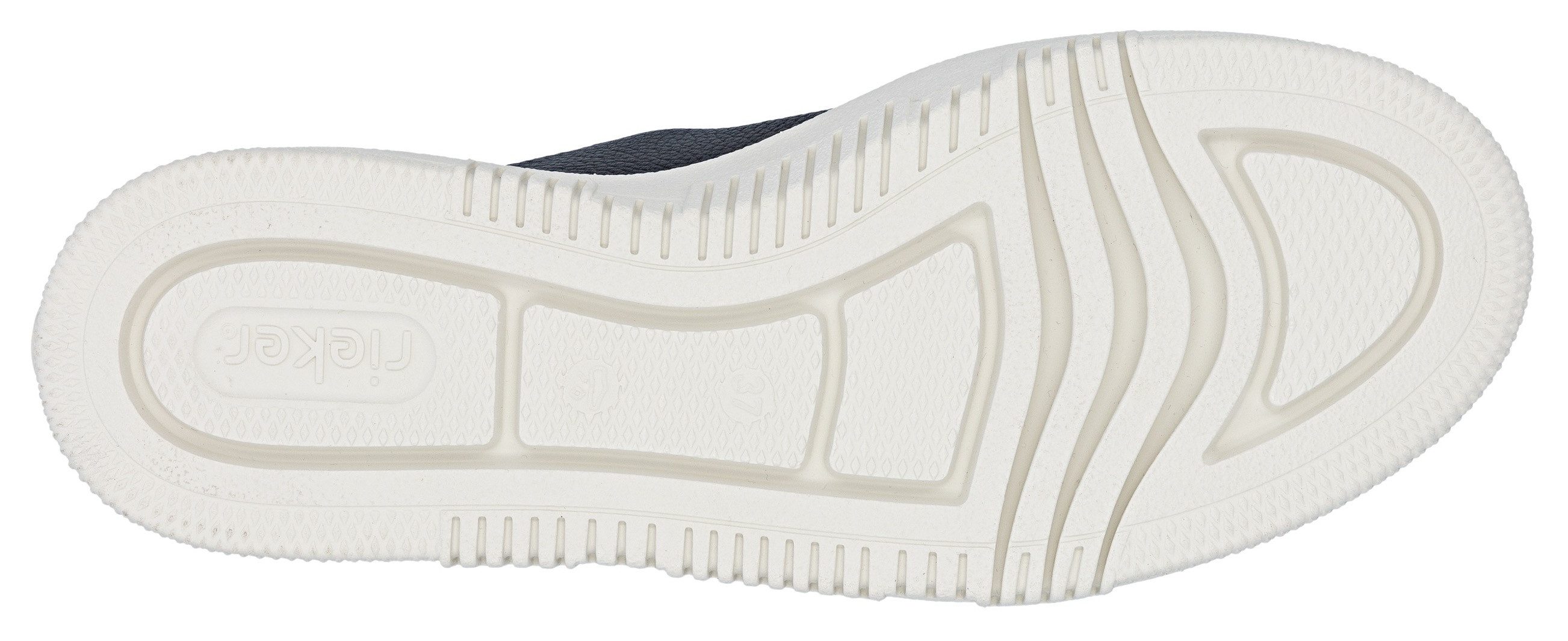 Rieker Plateausneaker Schnürschuh, Halbschuh, Freizeitschuh mit seitlichem Reißverschluss