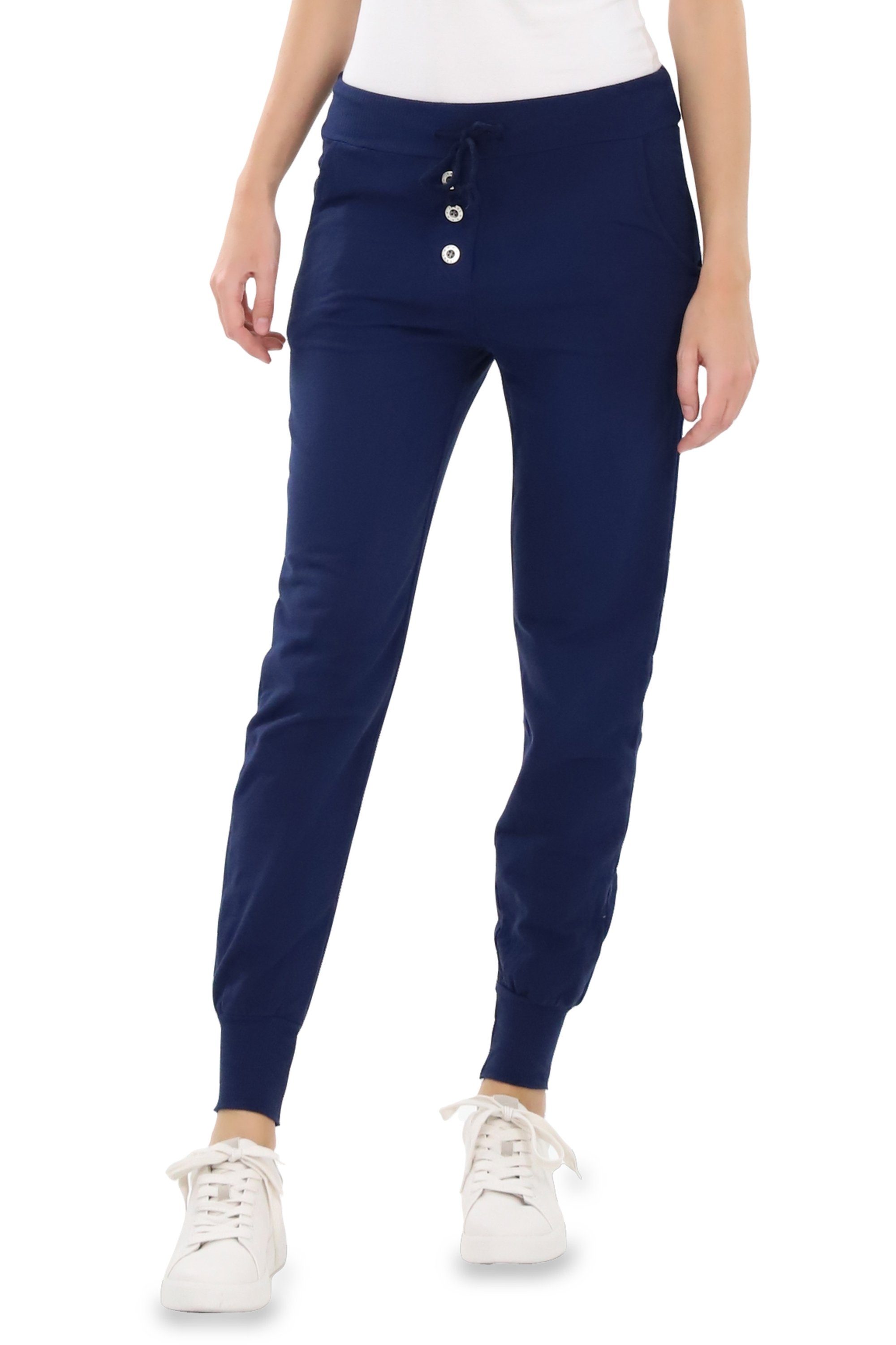 Sweathose malito Damen Jogginghose im Classic Look, Sporthose in Unifarben