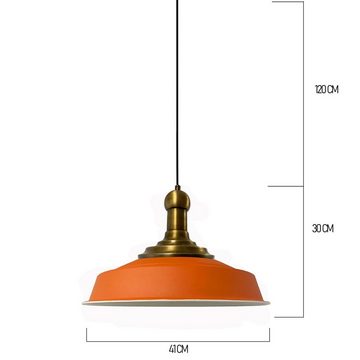 Bamyum Pendelleuchte Bamyum Asletl-Knob Industrie Pendelleuchte, 41 cm Moderne Metall Lampe