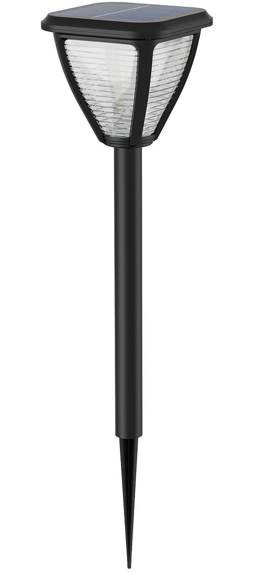 Philips Hue LED Sockelleuchte Outdoor Solar Vapora Sockelleuchte Spiess Tageslichtsen, Tageslichtsensor, LED fest integriert