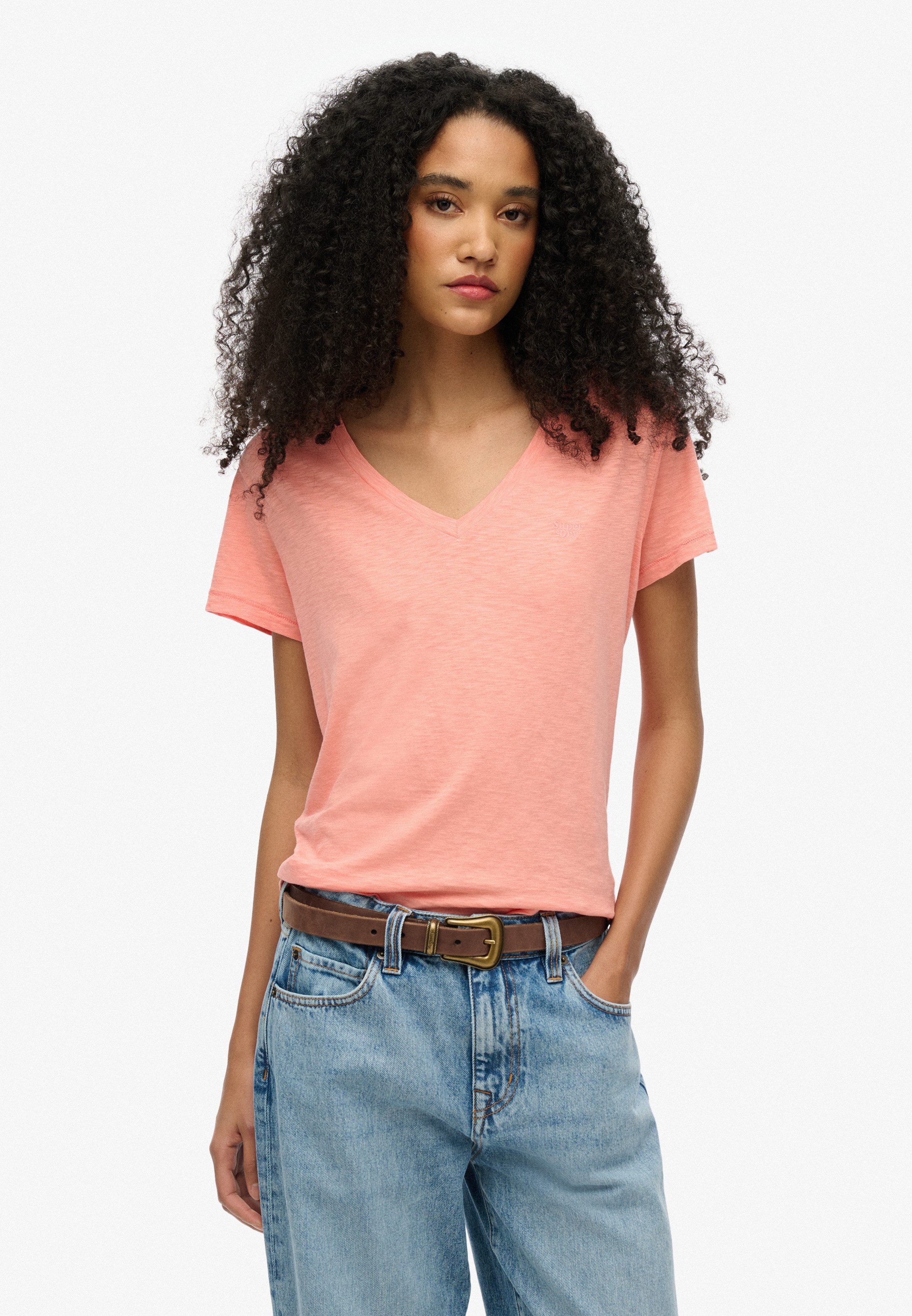 Superdry V-Shirt STUDIOS SLUB EMB VEE günstig online kaufen