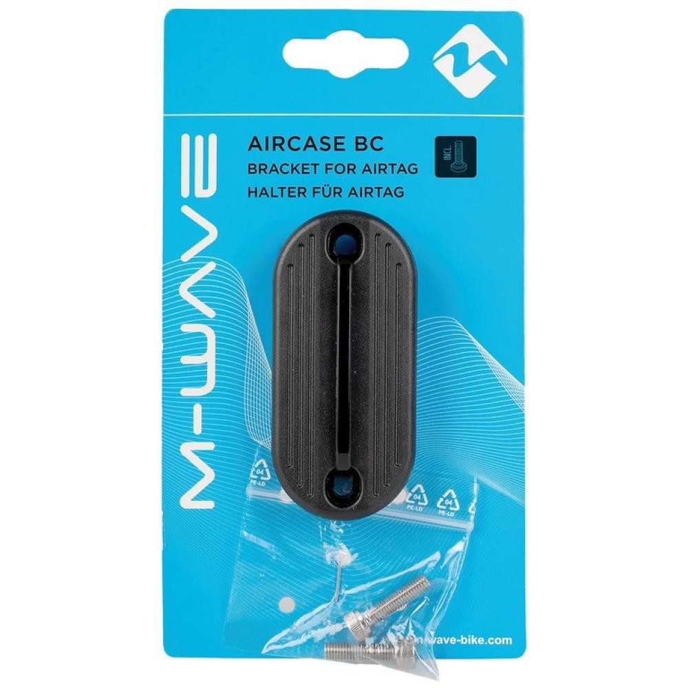M-Wave Trinkflasche M-Wave Halter Aircase BC AirTag schwarz, auf Karte, inkl. Schrauben