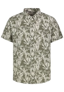 Eight2Nine Kurzarmhemd Kurzarm Hemd mit Palmen Print