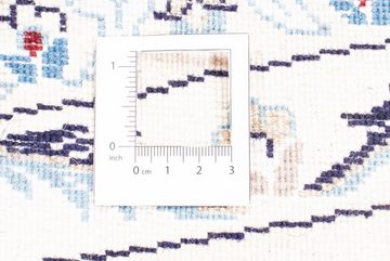 Orientteppich Perser - Nain rund - 250 x 250 cm - dunkelrot, morgenland, rund, Höhe: 10 mm, Wohnzimmer, Handgeknüpft, Einzelstück mit Zertifikat