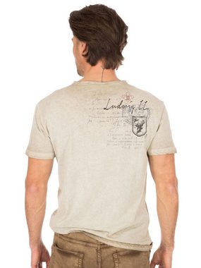 Hangowear Trachtenshirt AR Shirt ALMONT 'König Ludwig' beige