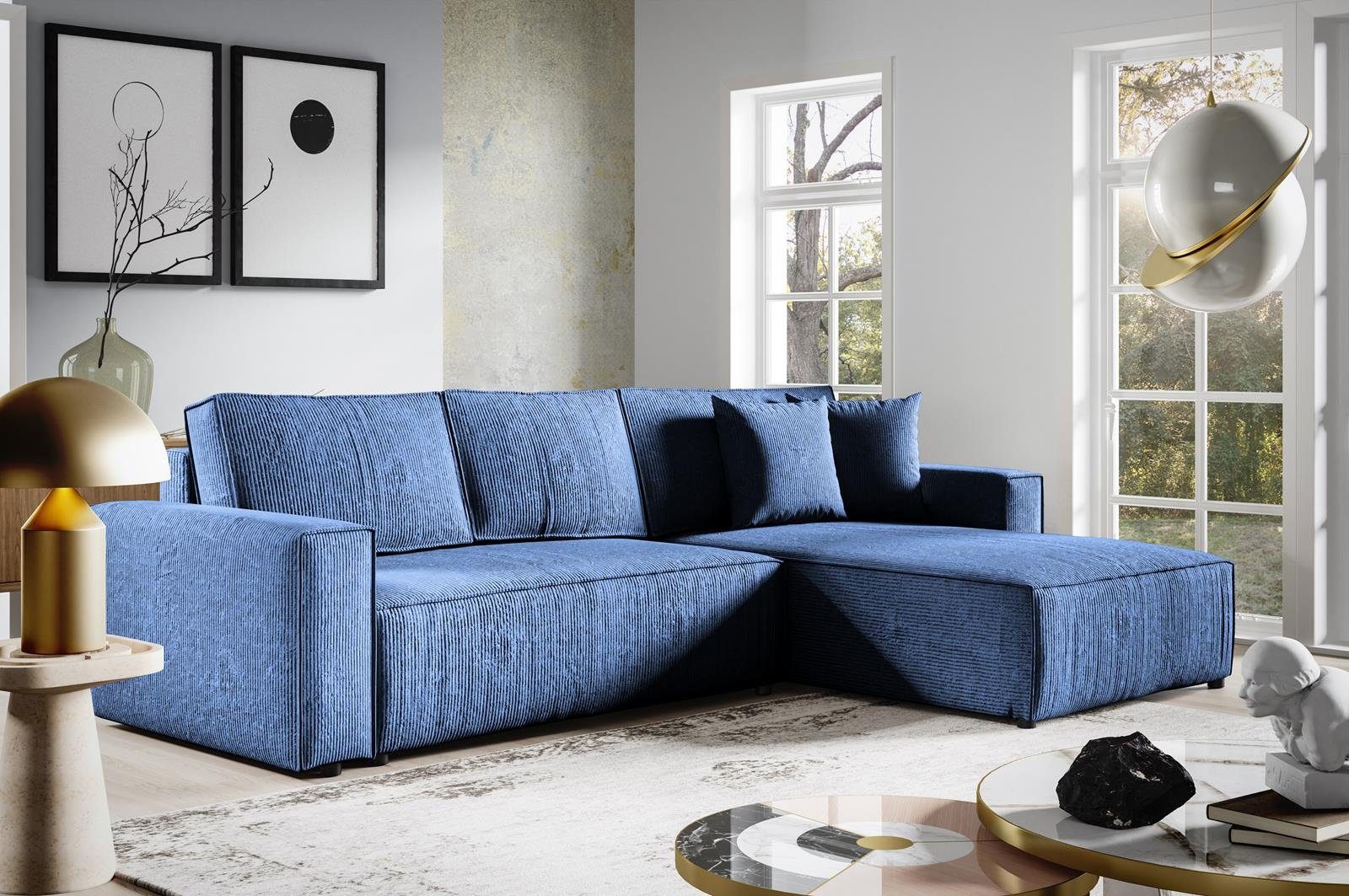 Compleo Ecksofa mit Schlaffunktion, Sofa Eckcouch günstig online kaufen