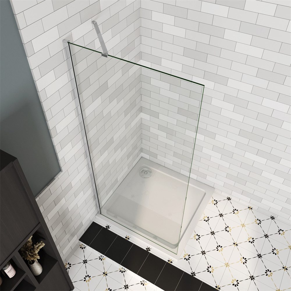 Duschparadies Duschwand Duschabtrennung 8mm Nano Klarglas günstig online kaufen