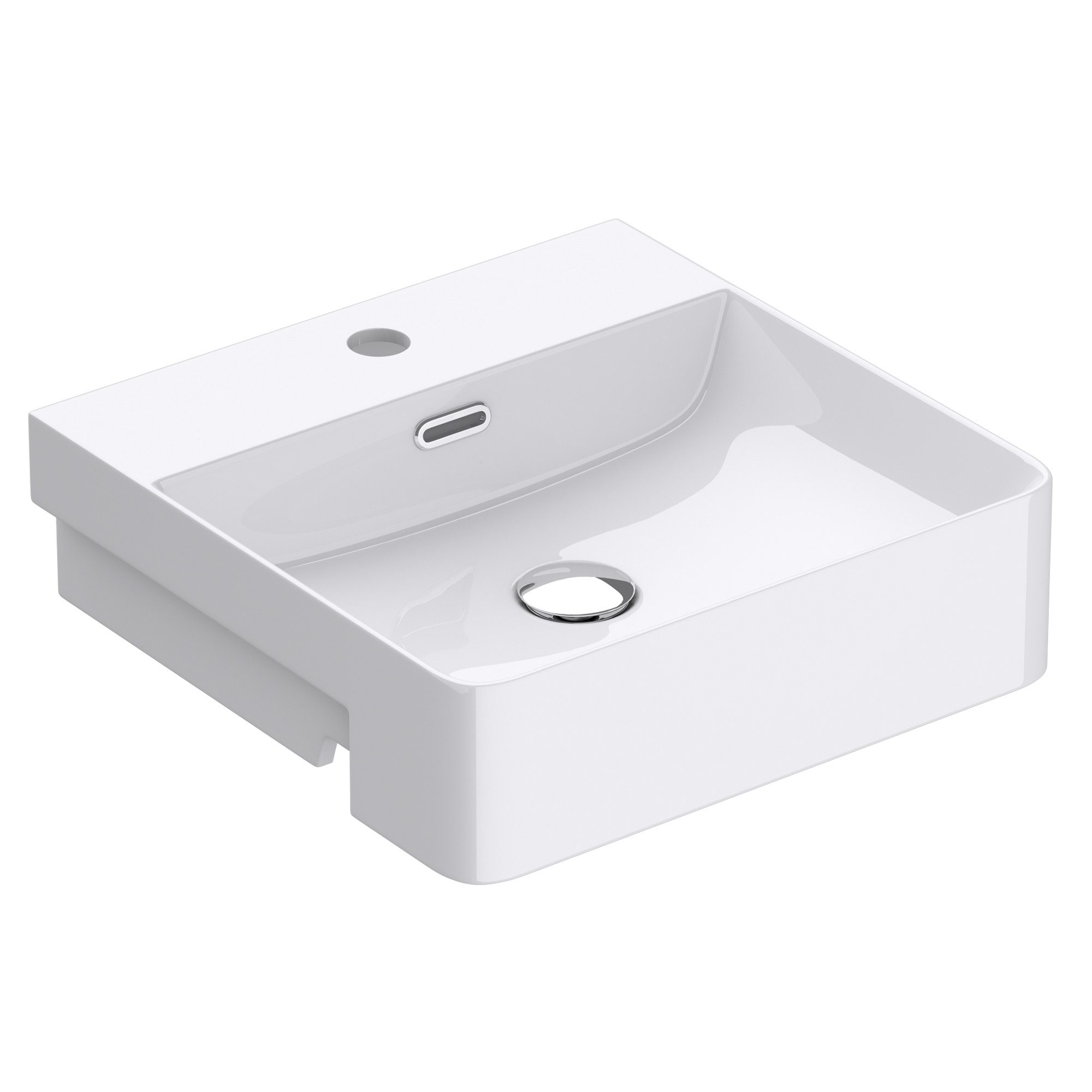 Mai & Mai Aufsatzwaschbecken Раковини Br702 Keramik Rechteckig Waschplatz 1 Armaturenloch