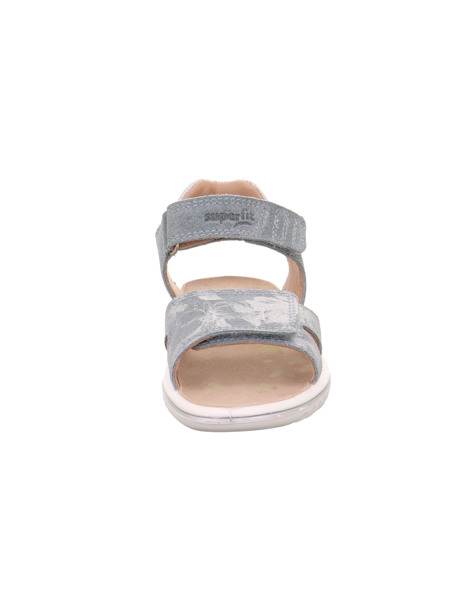 Superfit SPARKLE WMS: mittel Sandale Klett-Sandalette mit Leomuster, Größenschablone zum Download