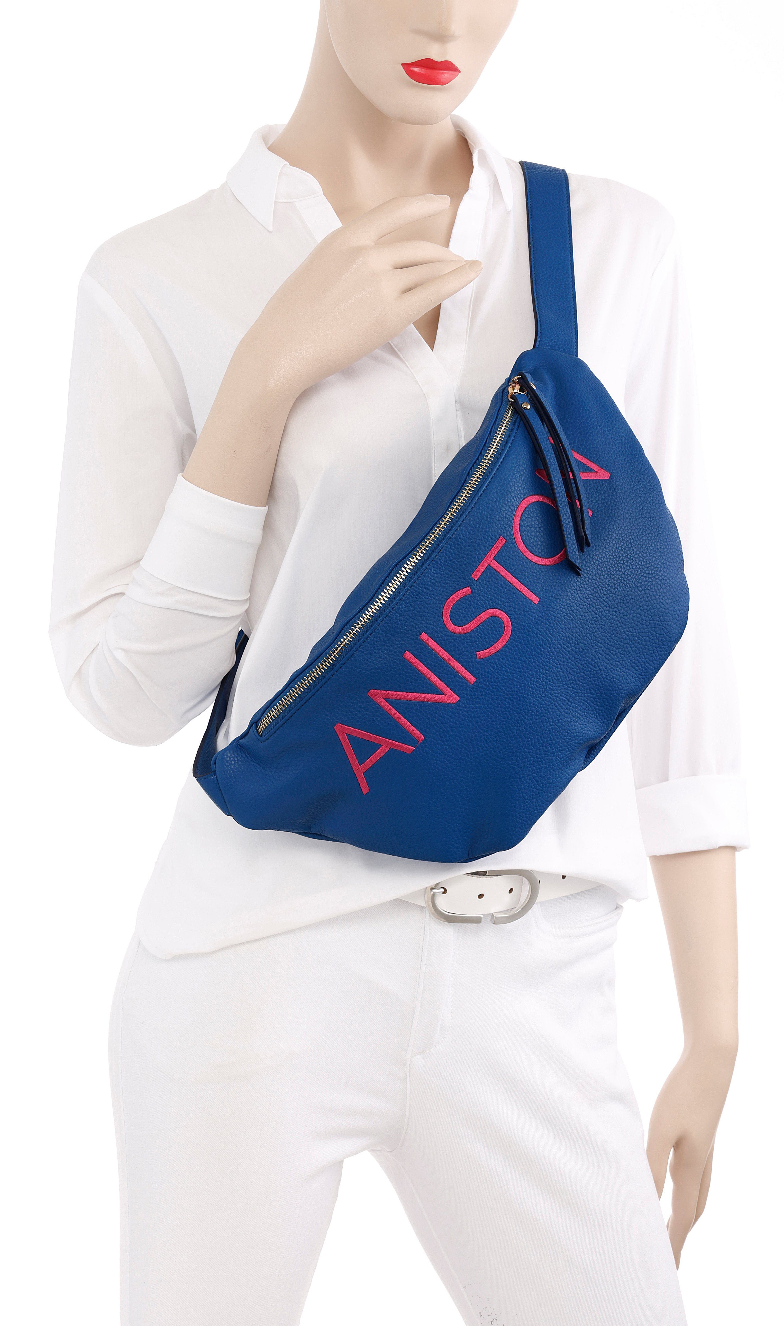 Aniston by BAUR Umhängetasche, mit gesticktem günstig online kaufen