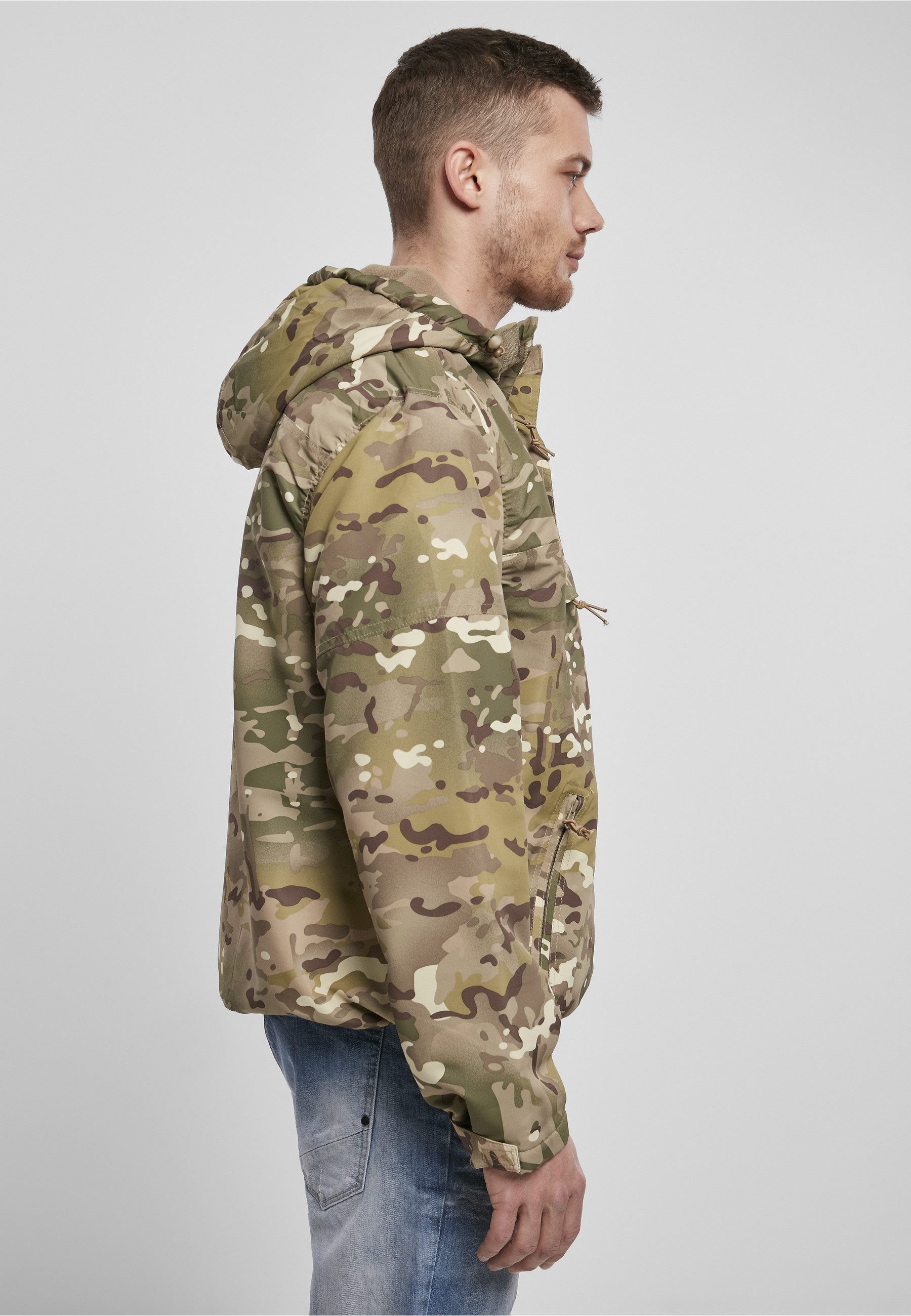 Brandit Anorak Brandit Herren Fleece Pull Over Windbreaker (1-St)