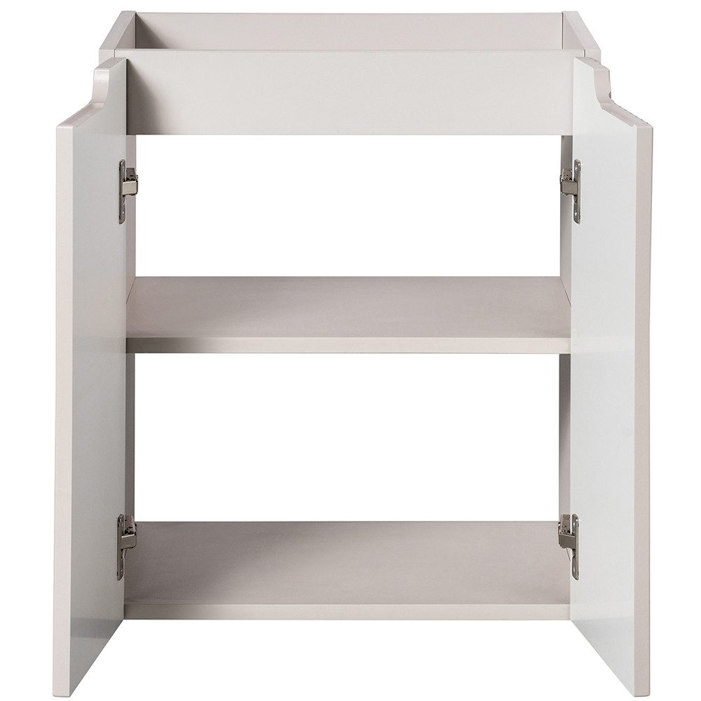 Lomadox Unterschrank NEWPORT-56-CASHMERE Waschtischunterschrank, kaschmir mit gerillter Front, ca. 50/57/39cm – Bild 4 von 5