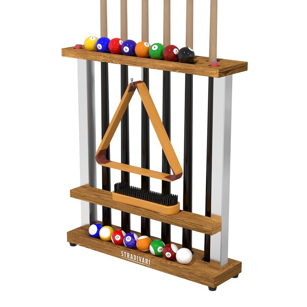 Stradivari Billardtisch Billard-Queue Ständer Francesca, Stilvolles, zeitloses Design