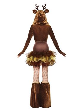 Smiffys Kostüm »Sexy Rentier«, Bezauberndes Kostüm für die besinnlichste Zeit des Jahres