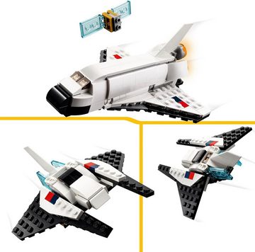 LEGO® Konstruktionsspielsteine Spaceshuttle (31134), LEGO® Creator 3in1, (144 St)