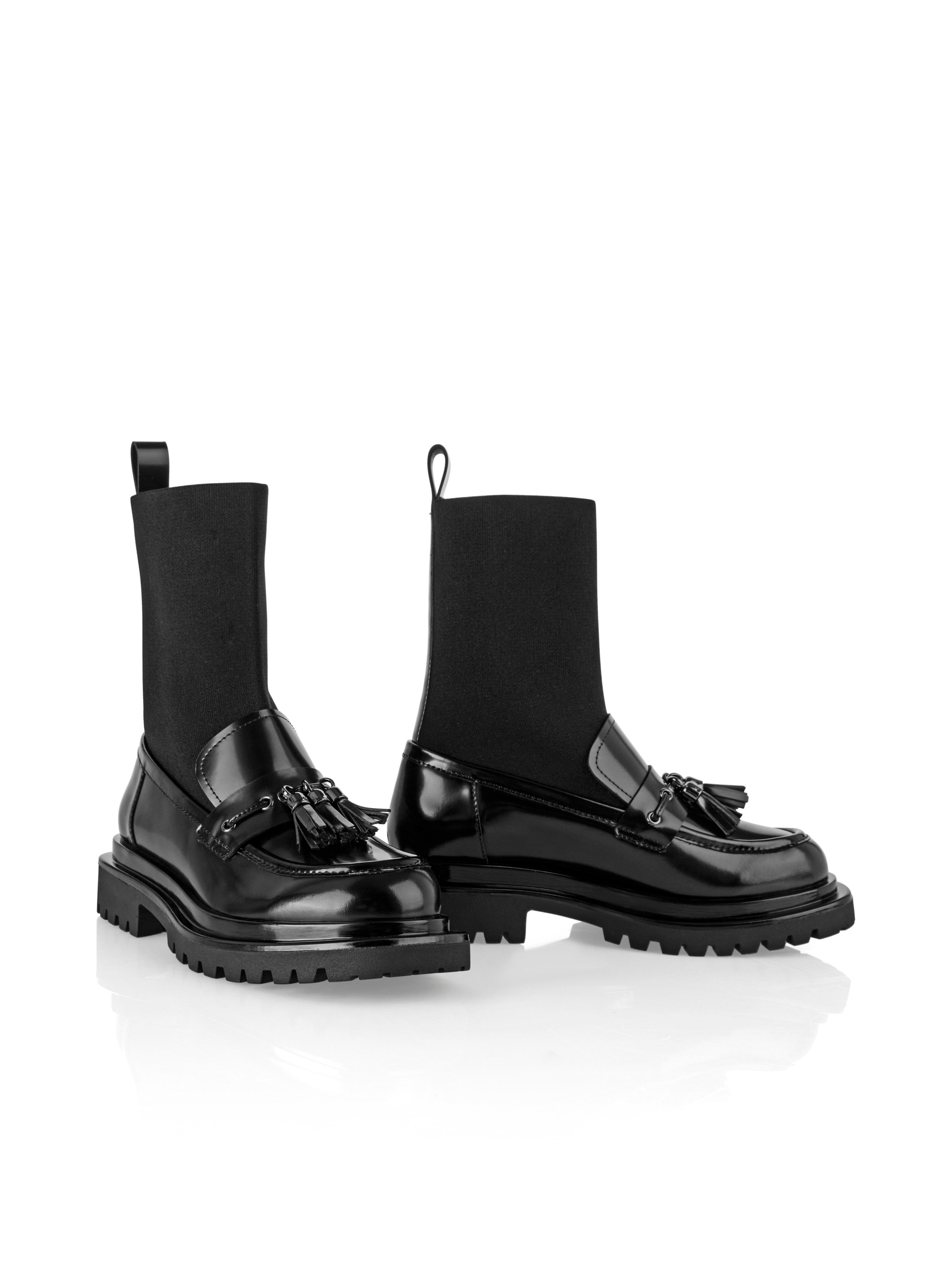 Marc Cain Collections Feminine Rigour Stiefelette Plateauboot, Schlupfstief günstig online kaufen