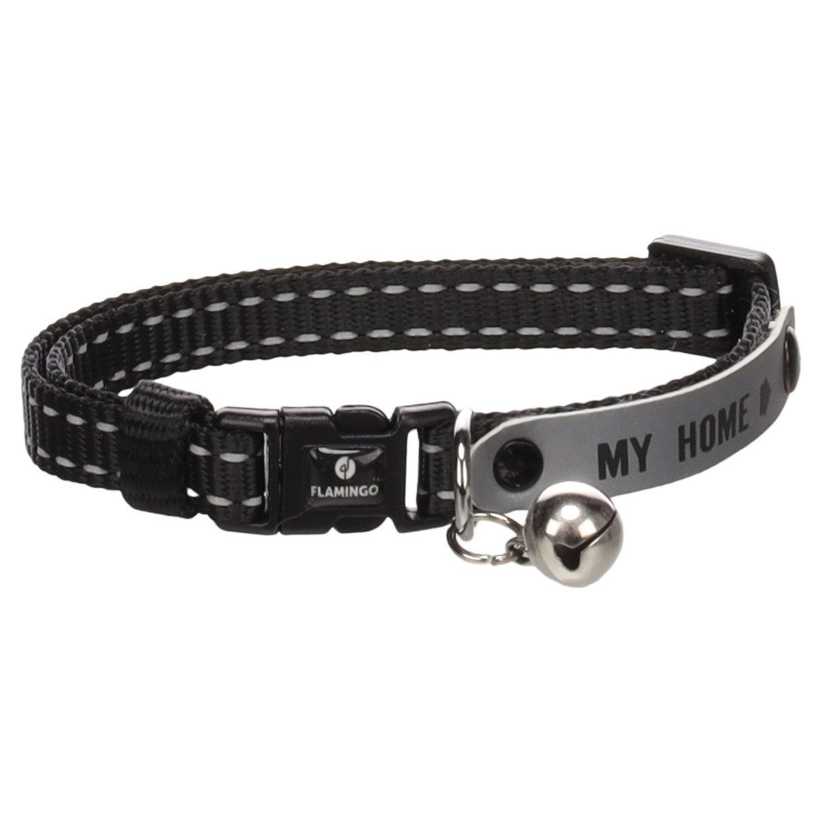 Flamingo Katzen-Halsband Katzen Halsband Jaggo schwarz