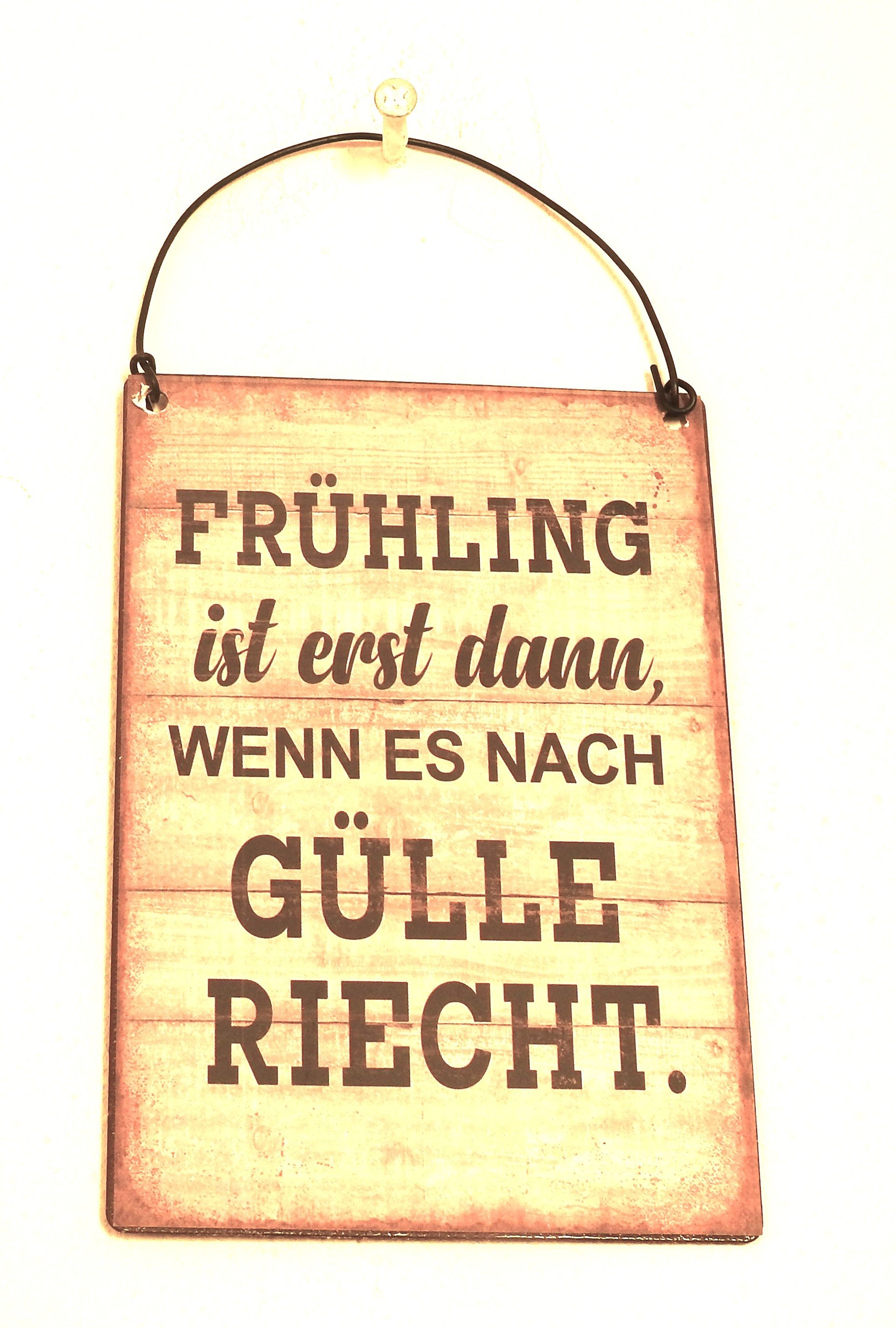 C&T Handels GmbH Metallschild Gülle