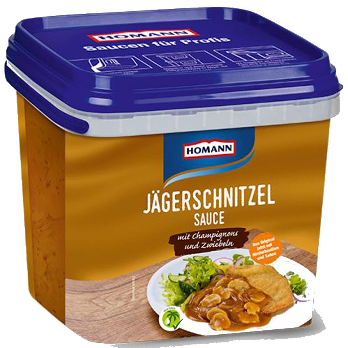 Homann Saucen, Homann Jägerschnitzel Sauce mit Champignons und Zwiebeln 4000g