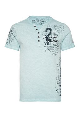 CAMP DAVID Henleyshirt aus Baumwolle