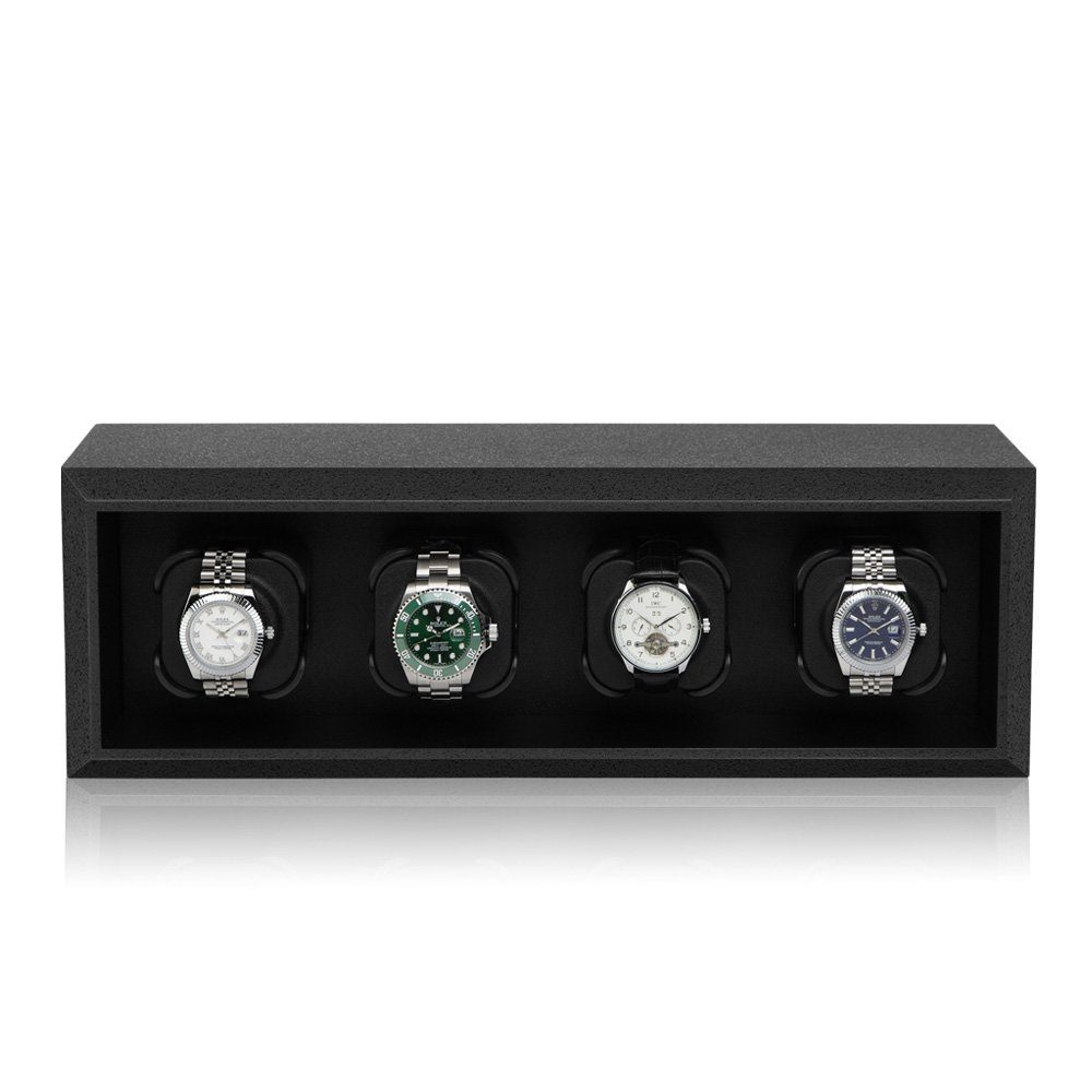 LUXWINDER Uhrenbeweger AFFINITY Uhrenbeweger 4 Uhren, (Uhrenboxen, Uhrenkasten Uhrenbeweger 4 Uhren)