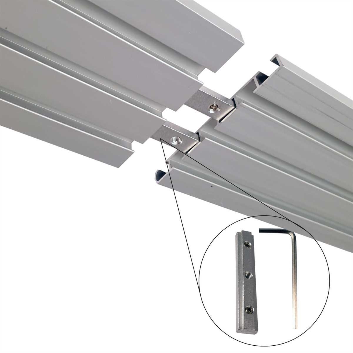 Bestlivings Gardinenschiene, 3-läufig, Fixmaß, Aluminium, verschraubte günstig online kaufen