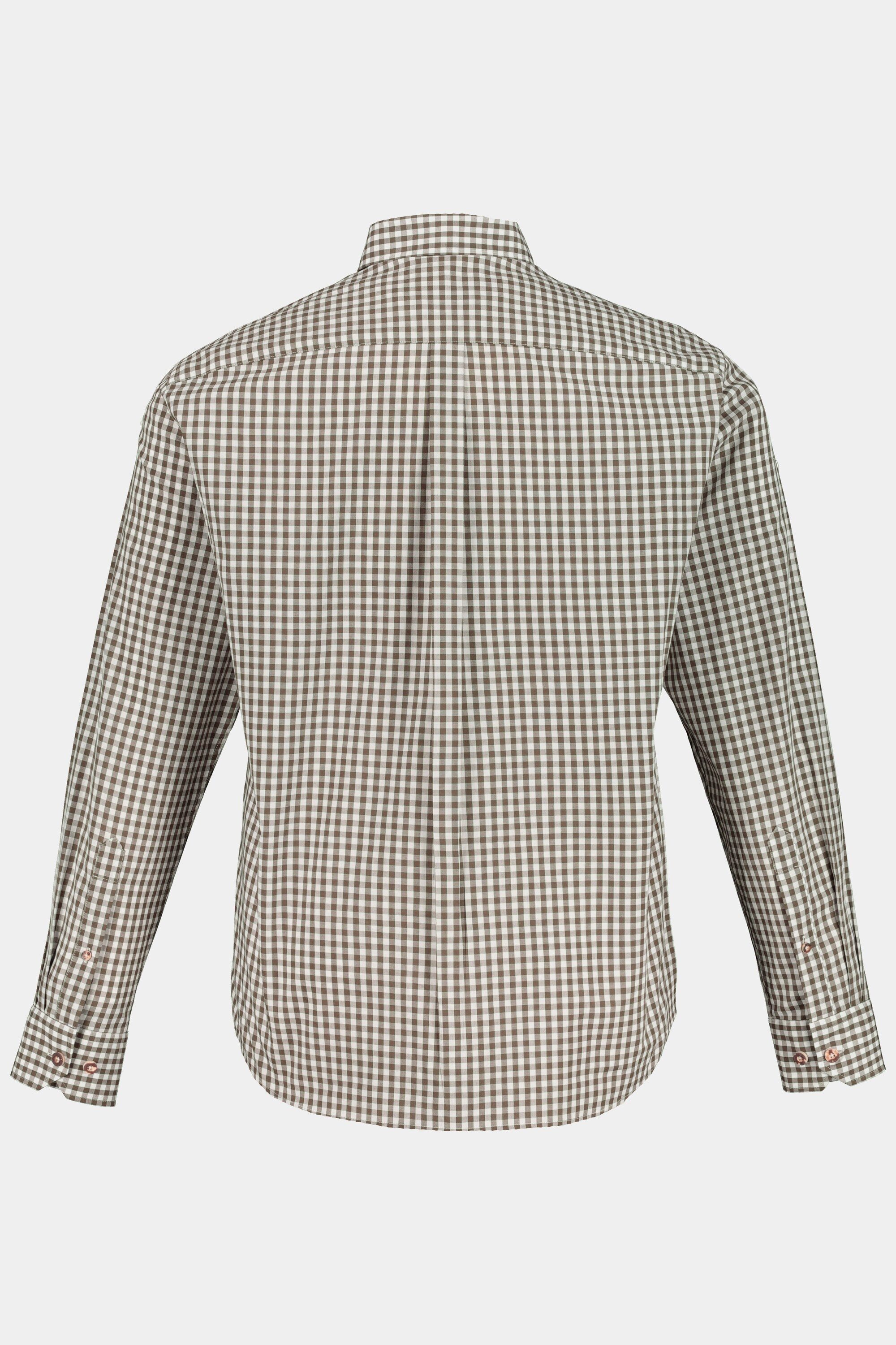 JP1880 Businesshemd Karohemd Tracht Langarm Buttondown-Kragen – Bild 3 von 3