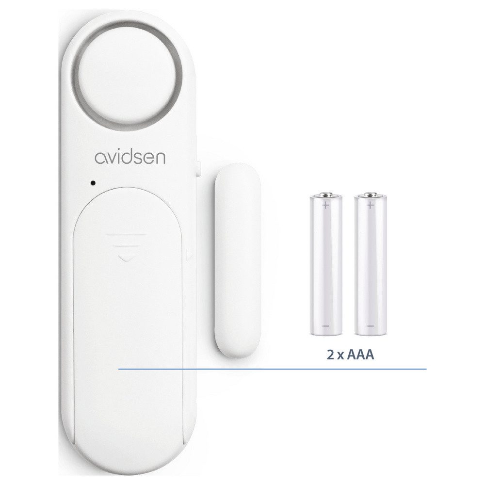 Avidsen Avidsen Tür-/Fensteralarm Weiß Set 120 dB 100023 Alarmanlage
