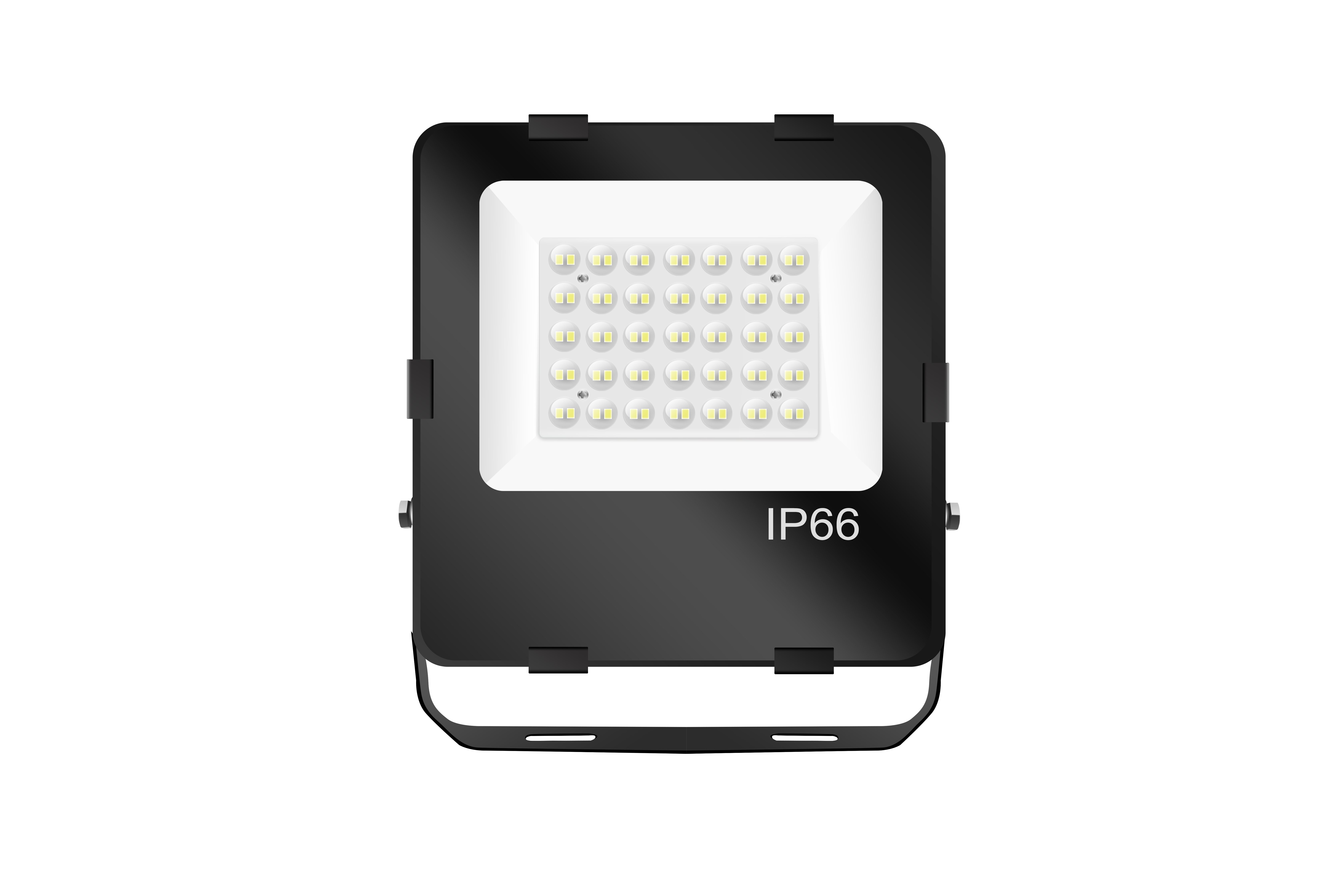 ENOVALITE LED Flutlichtstrahler ENOVALITE LED Fluter 150 W 4000 K neutralweiß schwarz, LED fest integriert, Neutralweiß