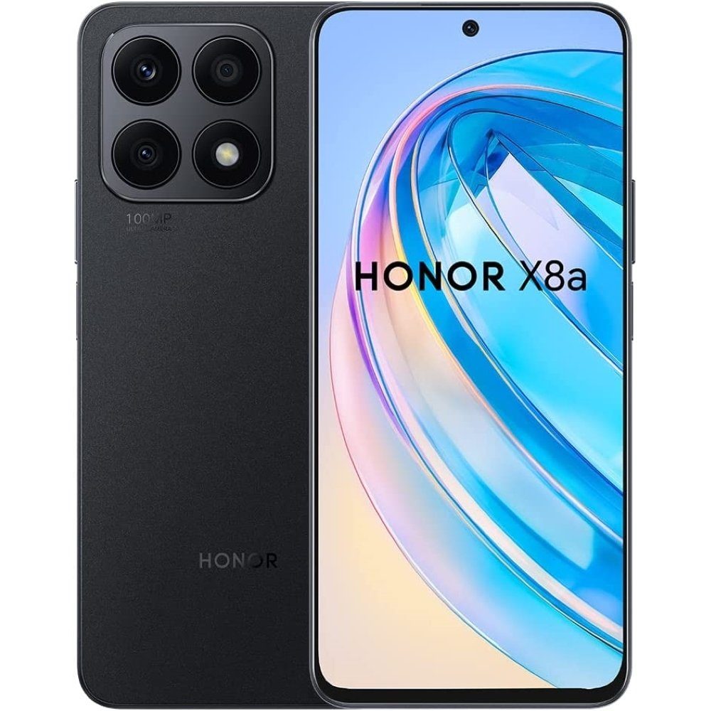 Honor X8a 128 GB / 6 GB - Smartphone - midnight black Smartphone (6,7 Zoll, 128 GB Speicherplatz)