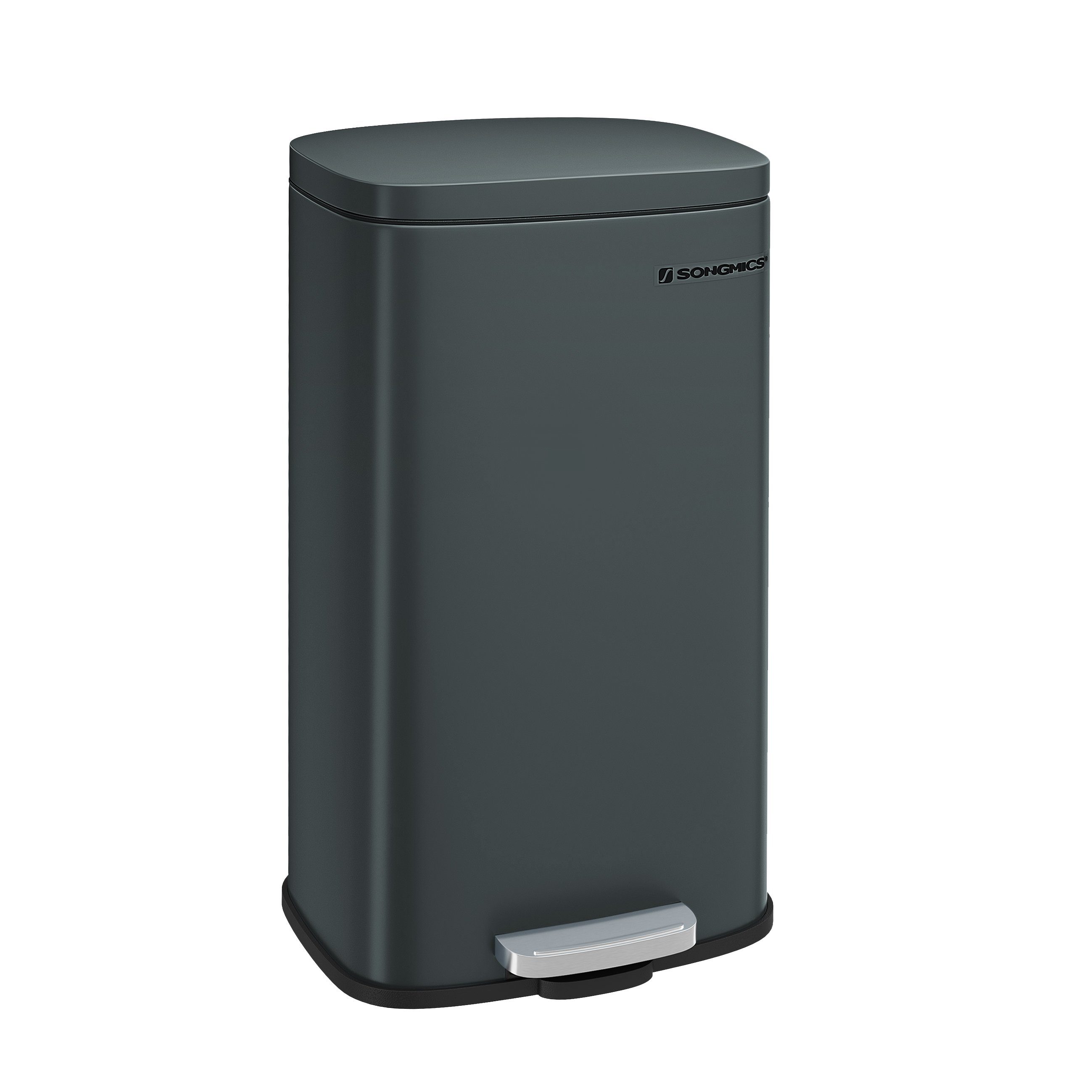 SONGMICS Mülleimer Müllbehälter, Abfalleimer, 30 L,Softclose
