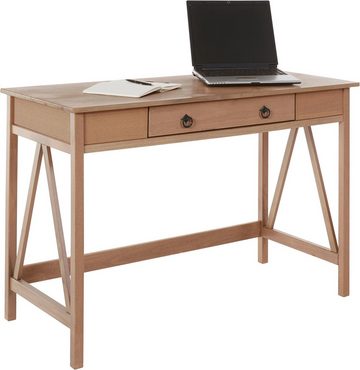 Timbers Schreibtisch Fonville, aus Kiefernholz, Breite 116,5 cm, Home Office, Konsolentisch