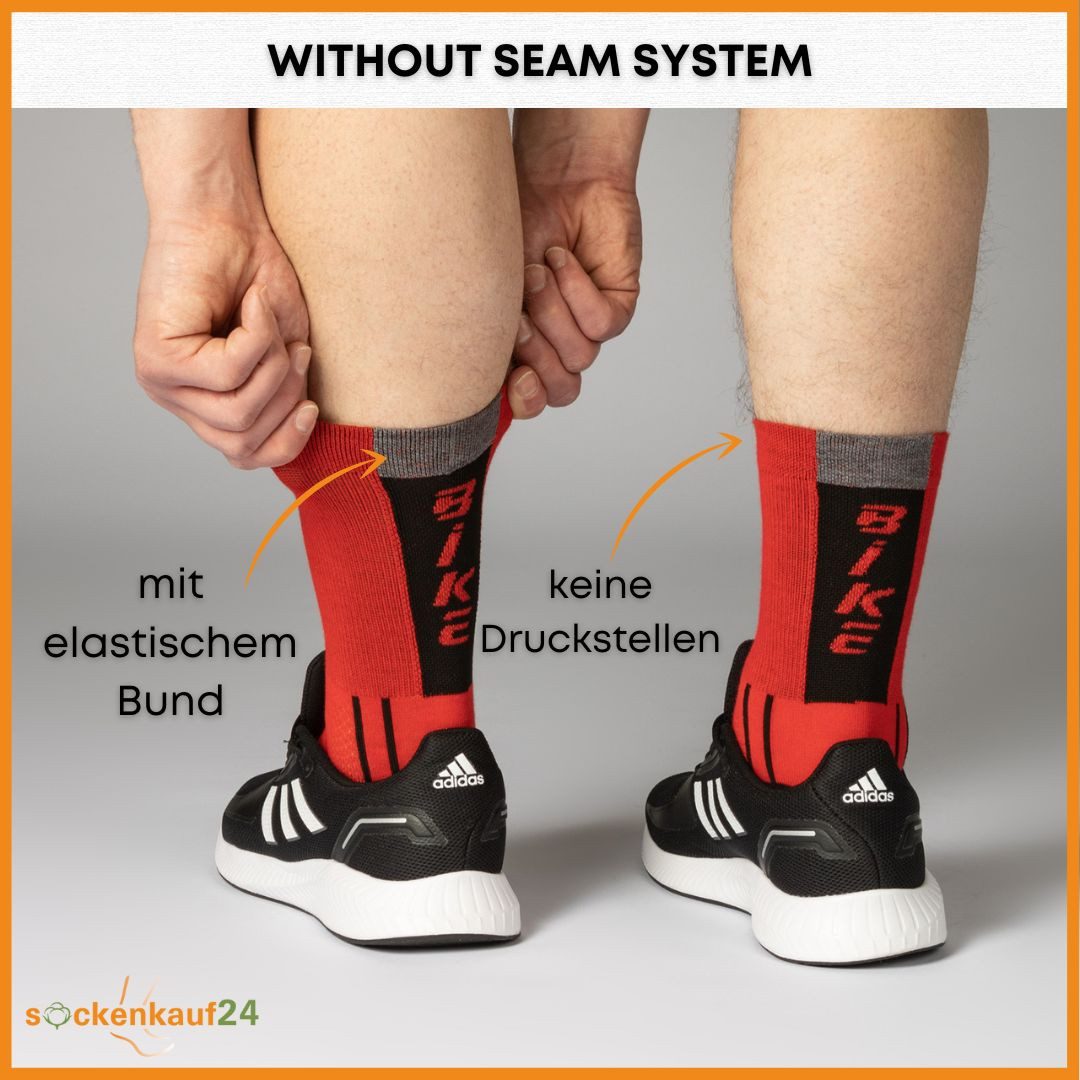 sockenkauf24 Funktionssocken Coolmax Fahrrad-Socken für Herren & Damen (3-Paar) Atmungsaktive Radsport Socken 50301P WP