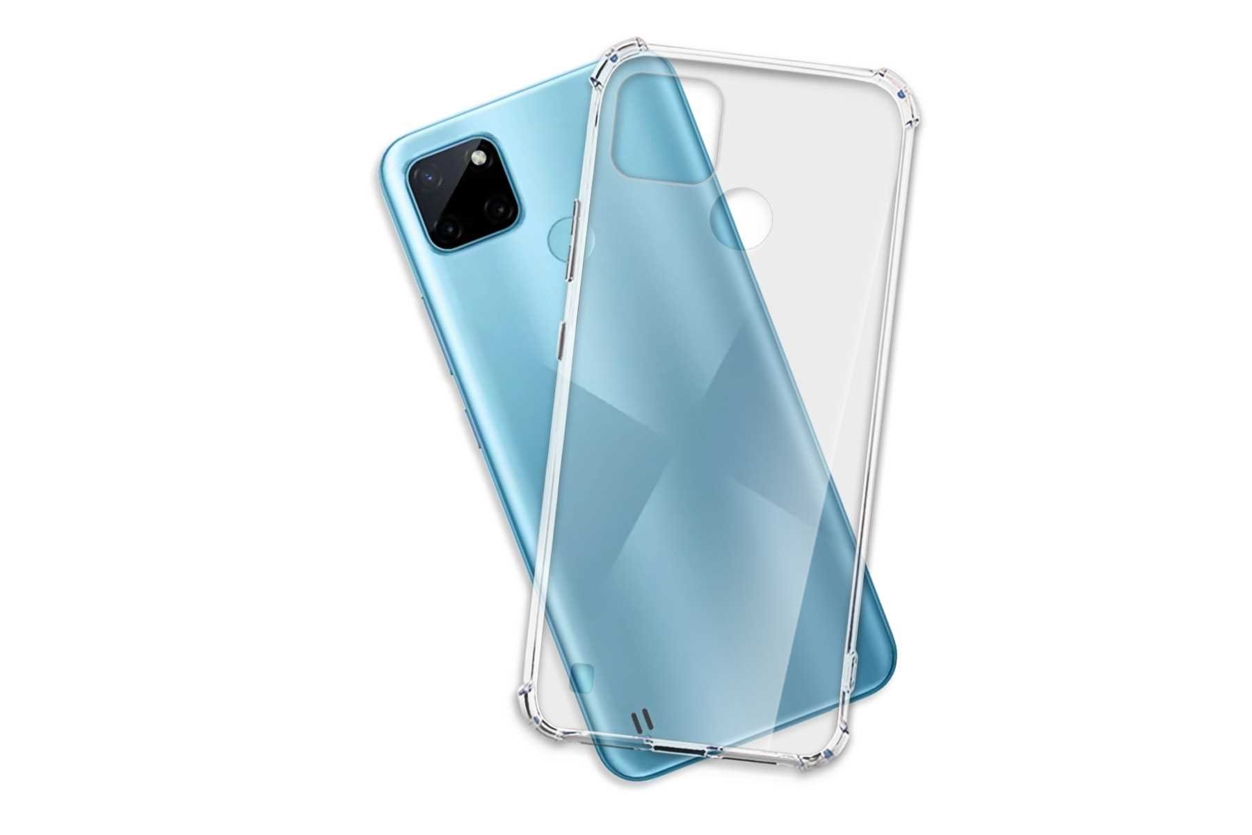 mtb more energy Smartphone-Hülle Clear Armor Case für Realme C21Y /C25Y, Transparente TPU Schutzhülle Case Backcover mit Anti-Shock Verstärkung