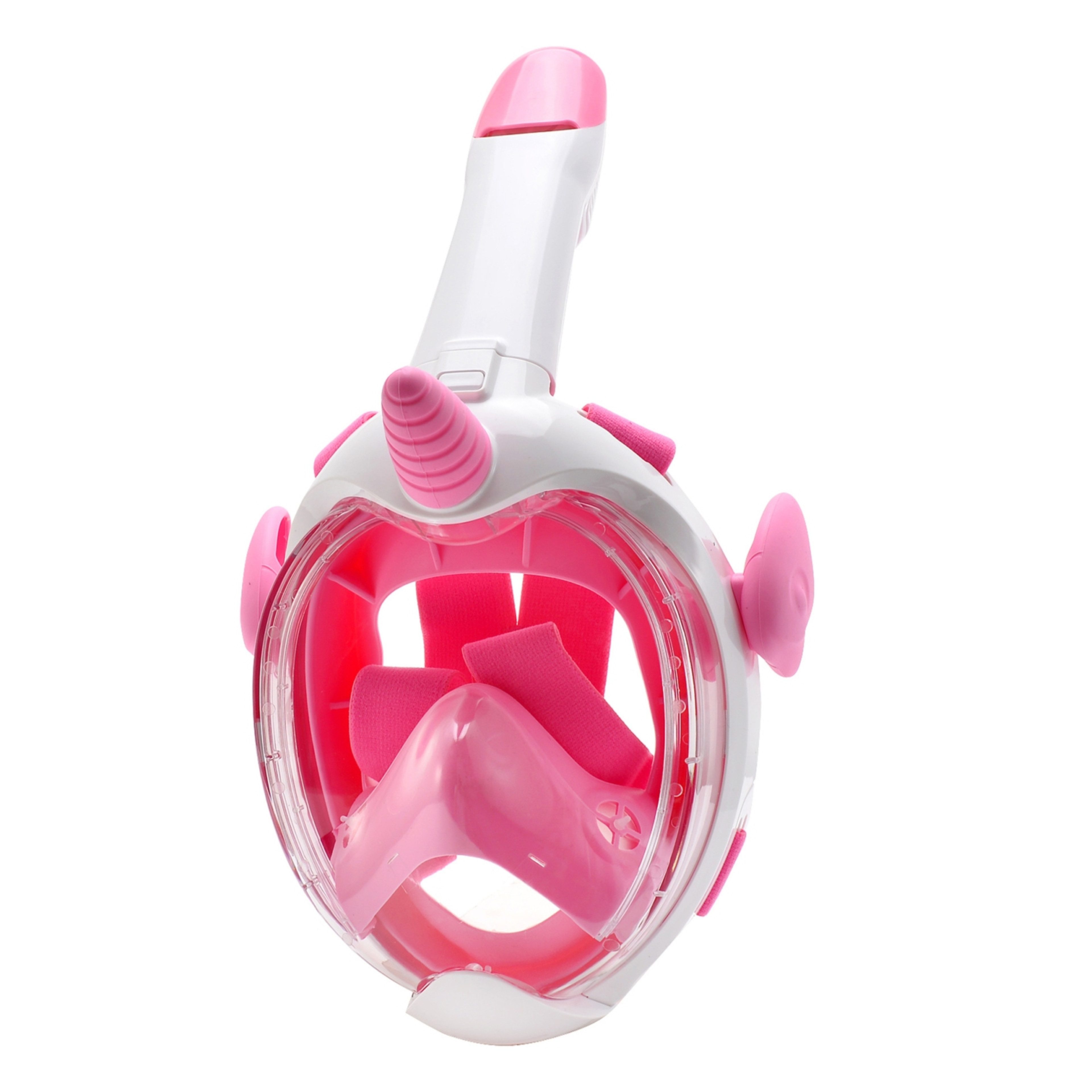 Aischens Tauchermaske Vollgesichts-Schnorchelmaske Kinder 180° Einhorn-Design 4–12 Jahre