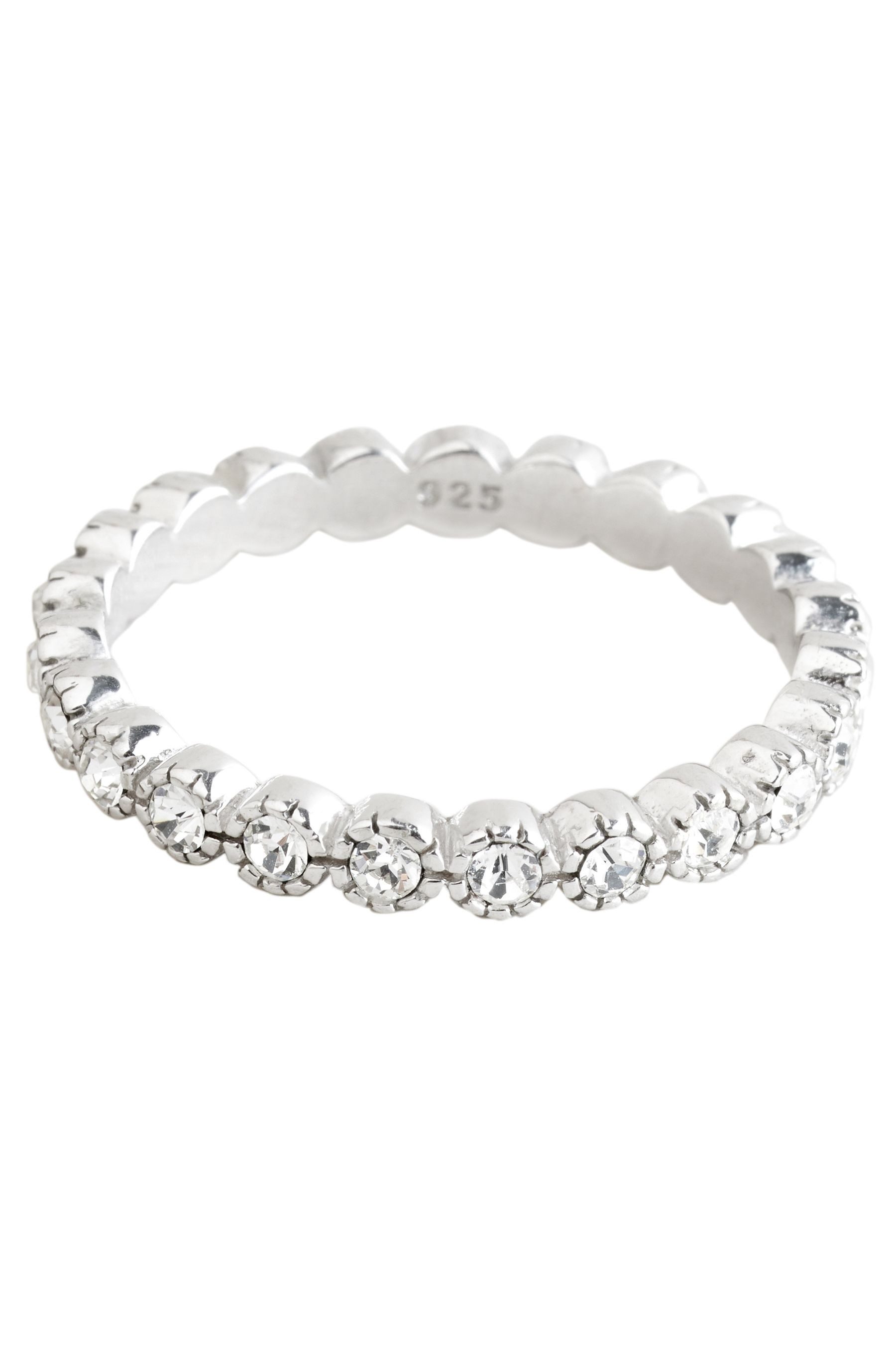 Next Fingerring Schmaler Glitzerring (1-tlg)