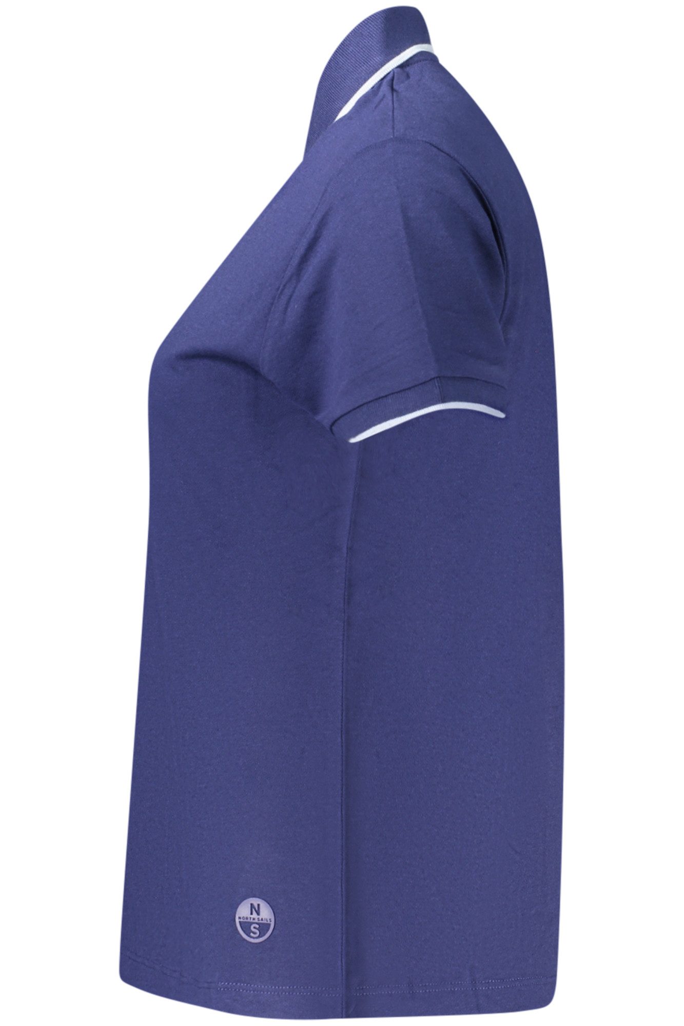 North Sails Poloshirt Damen Kurzarm-Poloshirt Blau mit Knöpfen und