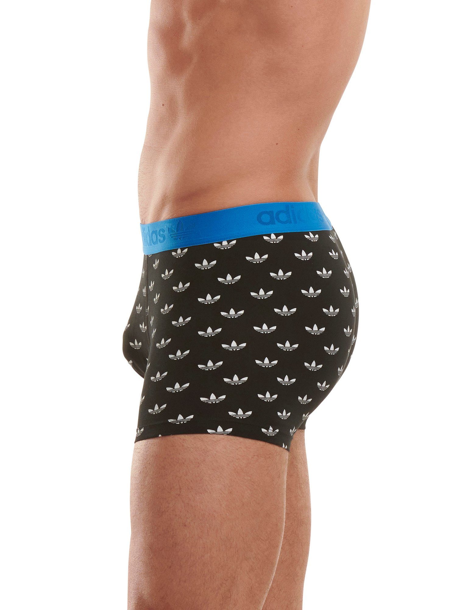 Flex schwarz adidas Boxer Cotton Retro (4-St) Comfort Originals Print