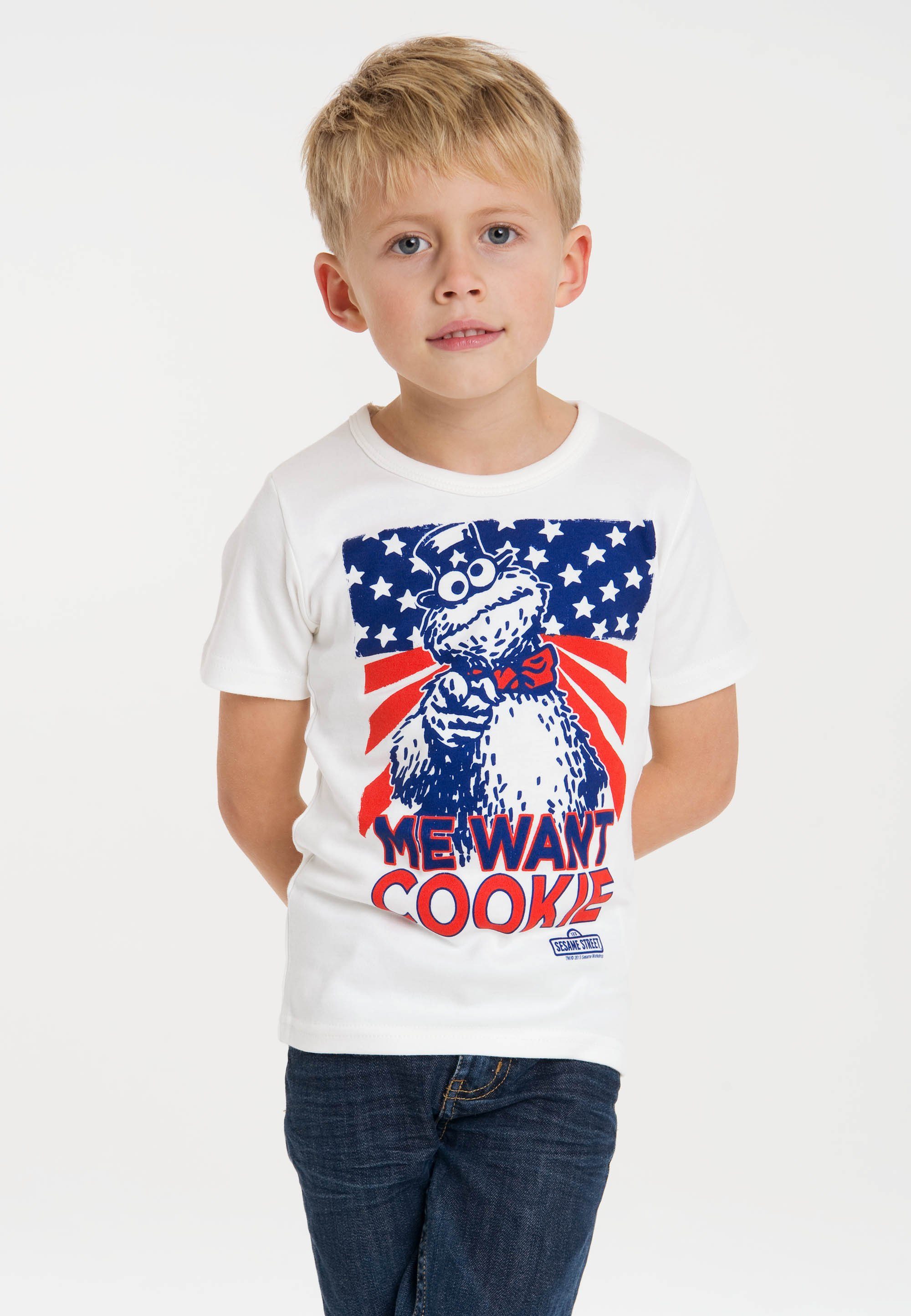 T-Shirt Cookie Monster - Me Want Cookie