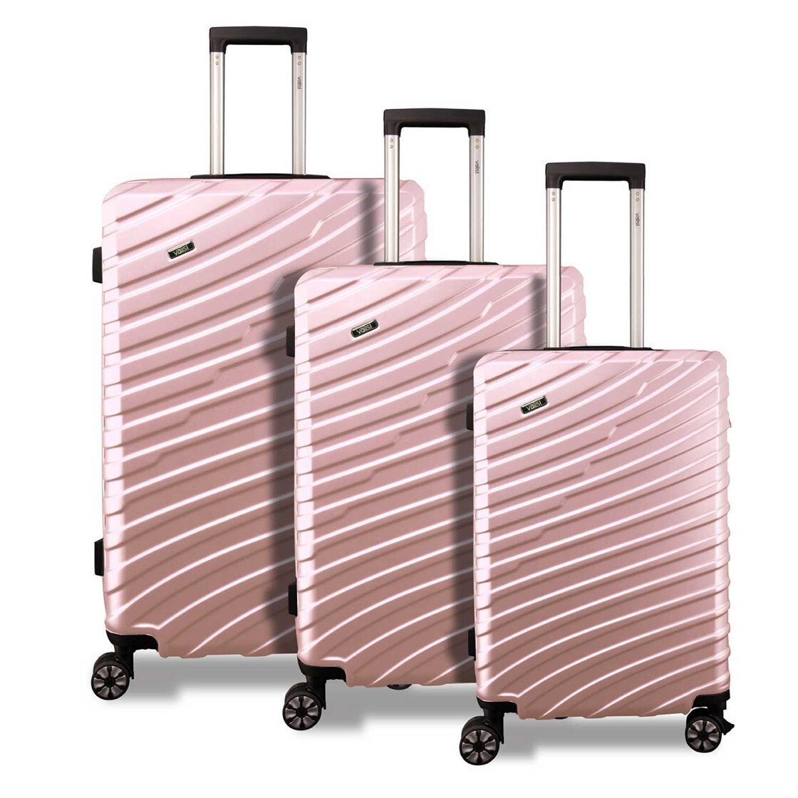 Valis Hartschalen-Trolley Reisekoffer ABS Hartschalenkoffer 4x günstig online kaufen