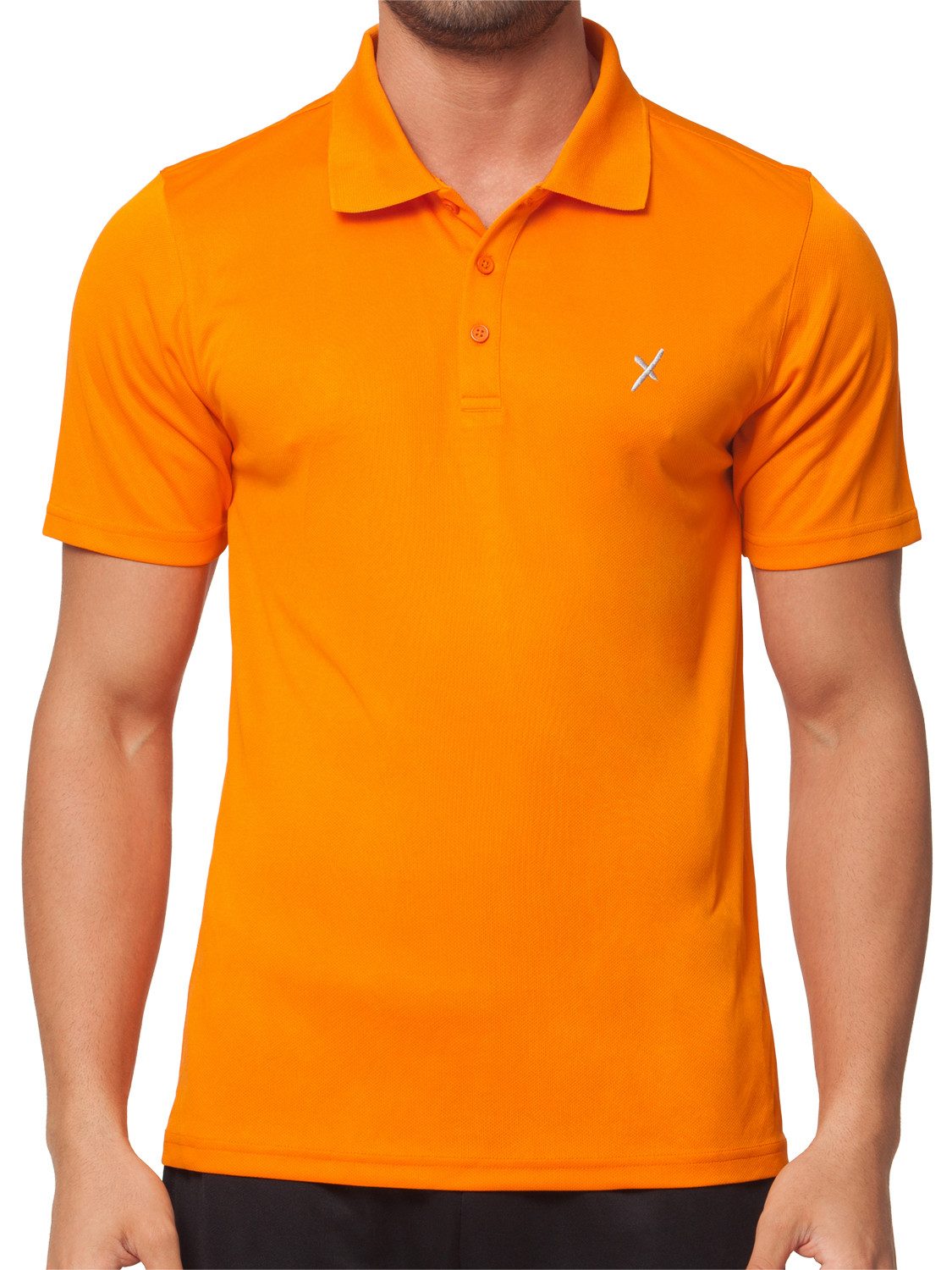CFLEX Trainingsshirt Herren Sport Fitness Polo-Shirt Sportswear Collection