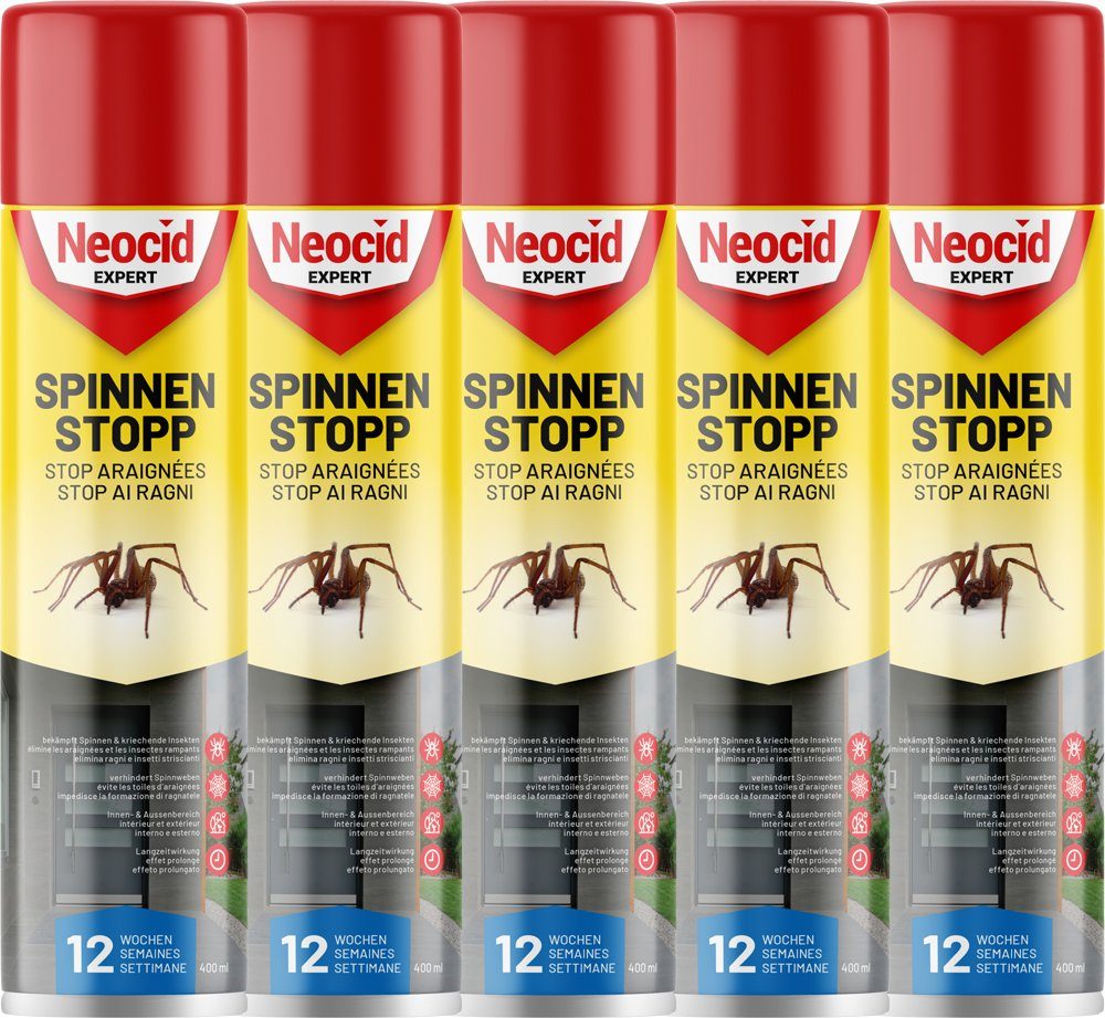 NEOCID Expert Insektenspray Spinnen-Spray Hochwirksam gegen Spinnen, 2 l, unmittelbarer Knock-down Effekt