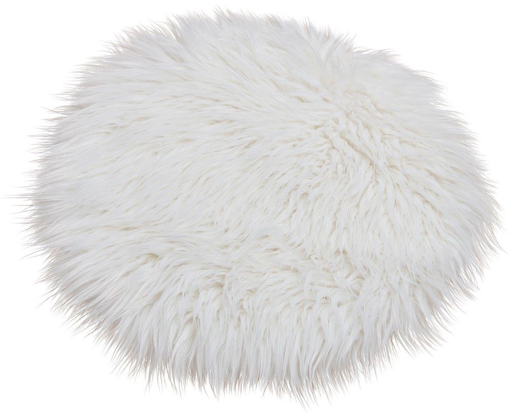 matches21 HOME & HOBBY Sitzkissen Rundes langflor Deko-Fell Sitzkissen 34 c günstig online kaufen